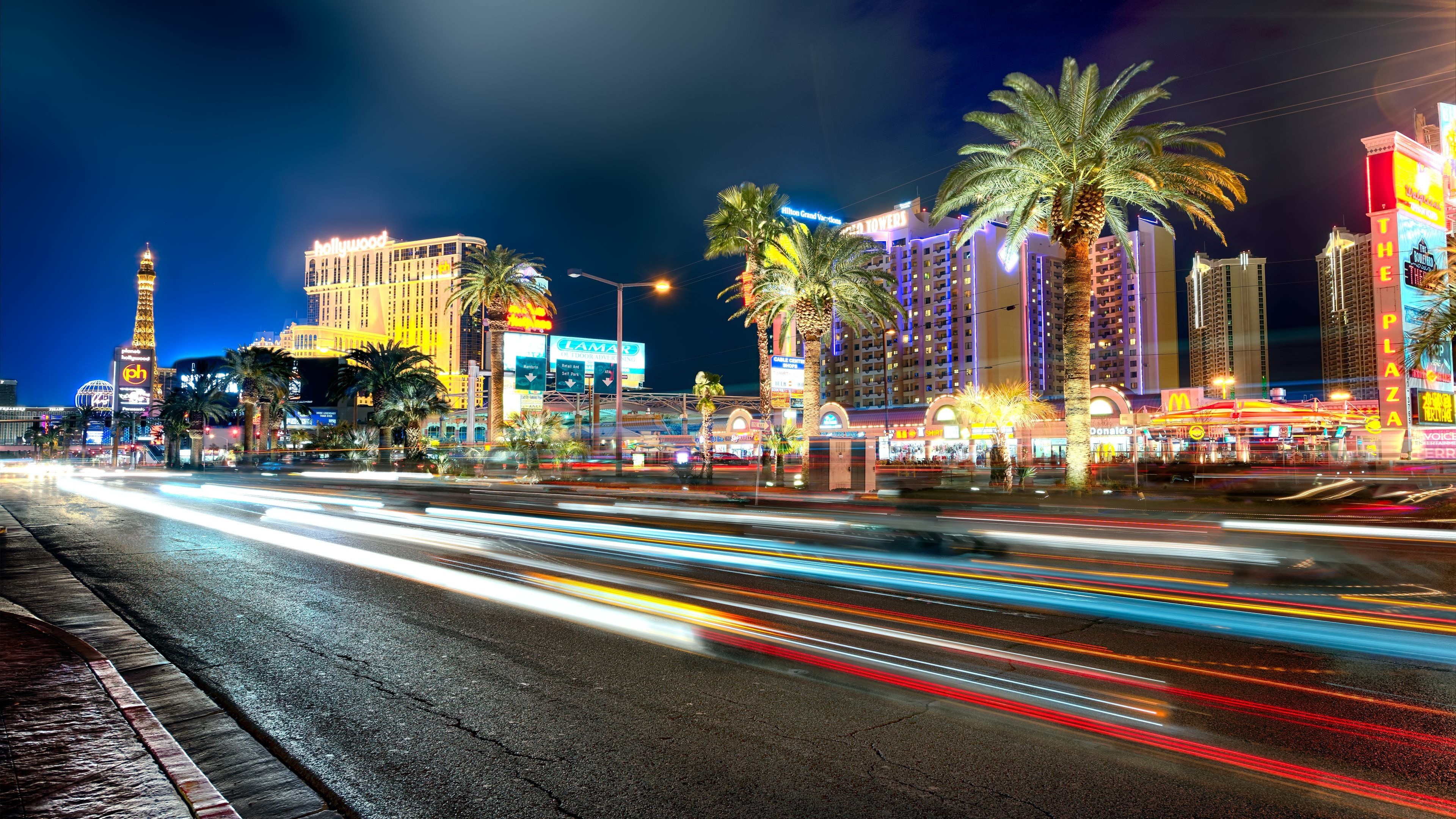 Las Vegas Strip, 4K wallpapers, Backgrounds, 3840x2160 4K Desktop