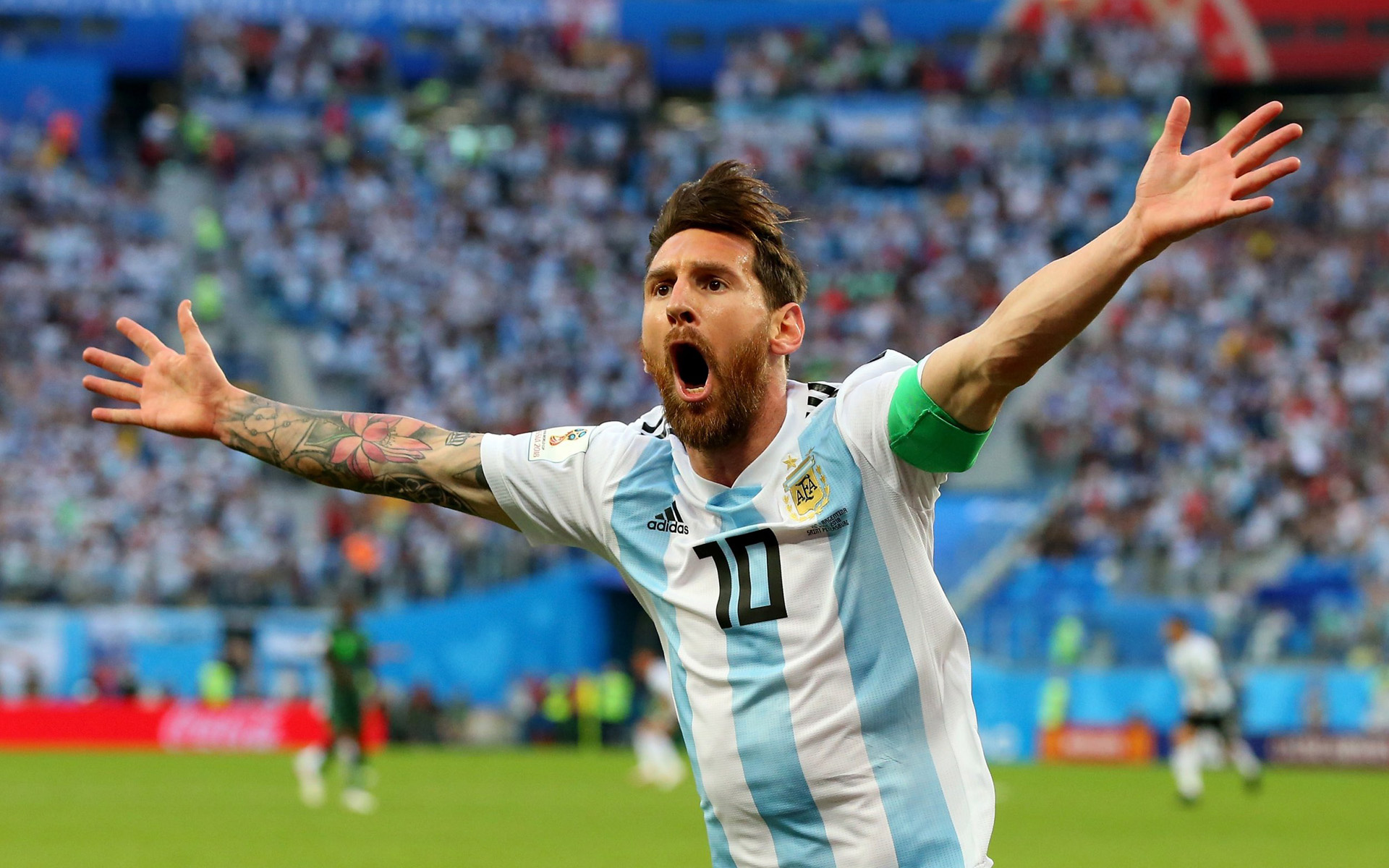 Lionel Messi, Argentina national football team, 2018 FIFA World Cup, HD Desktop wallpaper