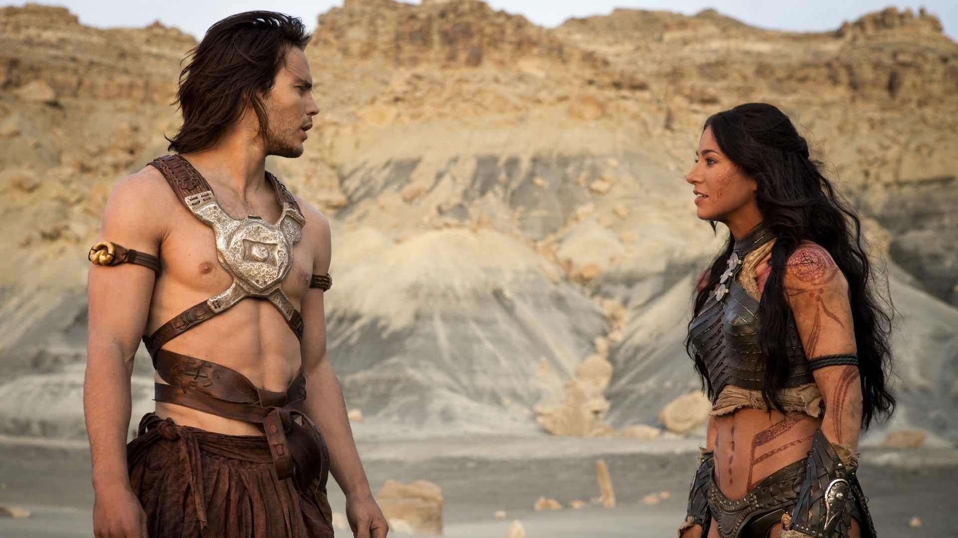 Lynn Collins, John Carter, Warrior woman, Mars chronicles, 1920x1080 Full HD Desktop