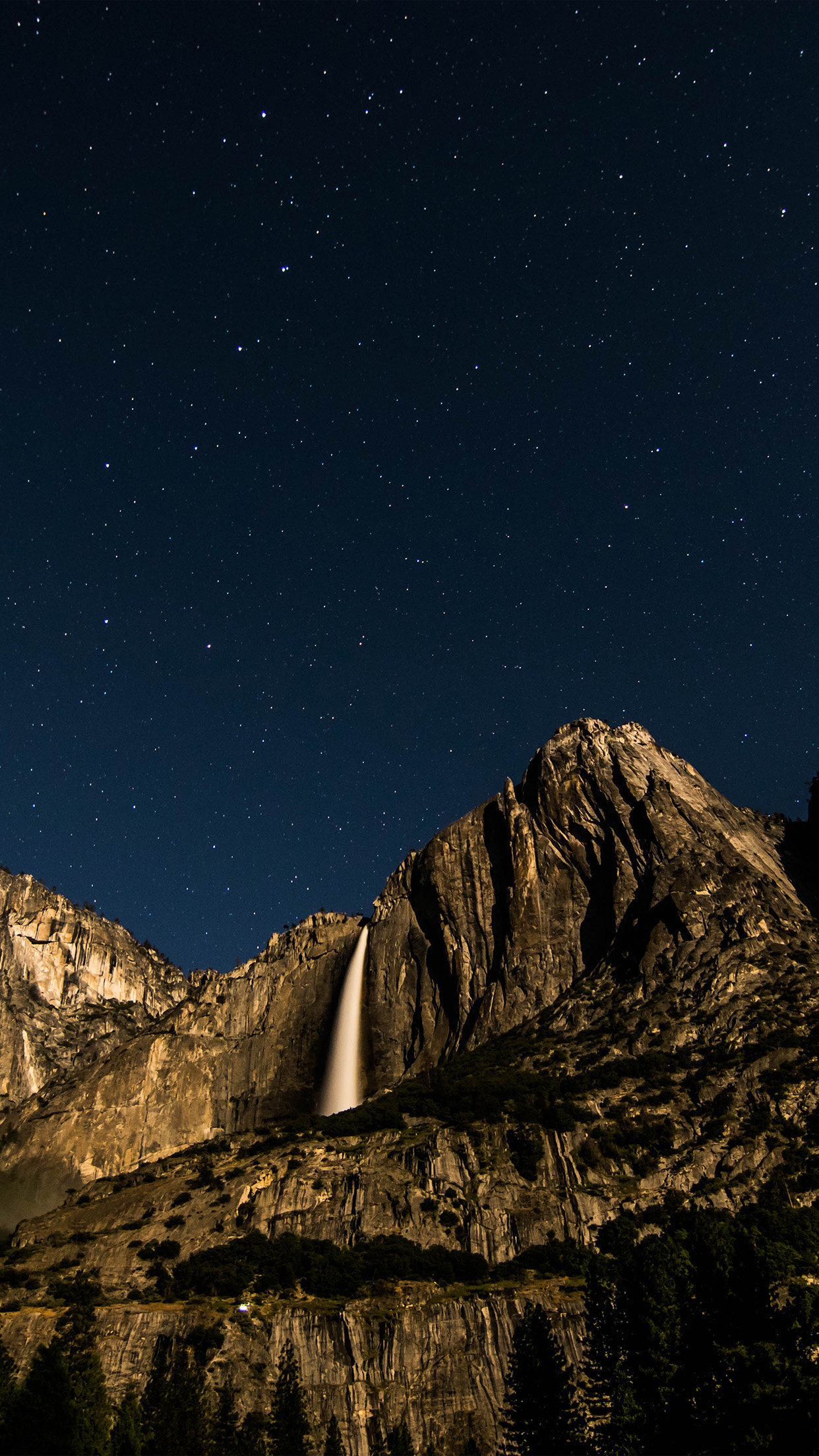 Starry Sky, Mountain Night, Nature, Outdoor, Landscape, 1250x2210 HD Phone