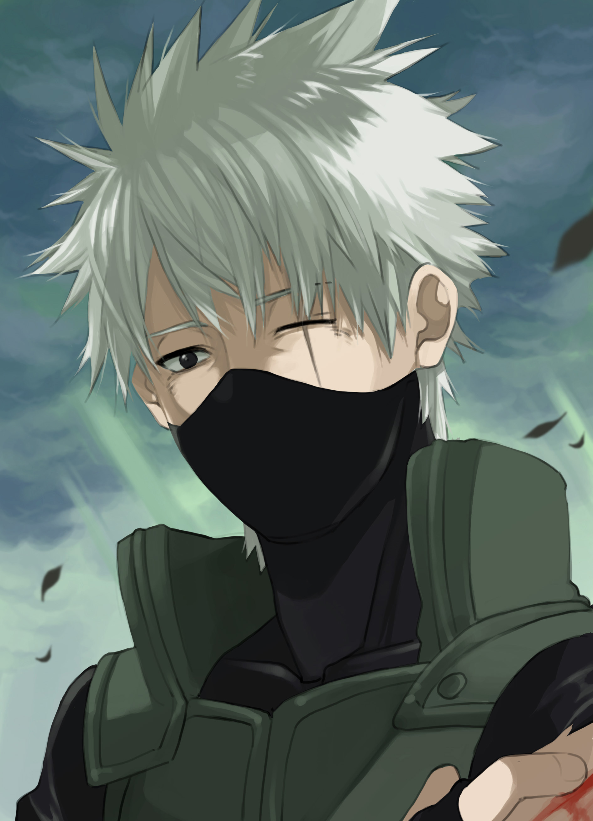 Hatake Kakashi, Anime character, Free image download, Naruto series, 1900x2630 HD Phone