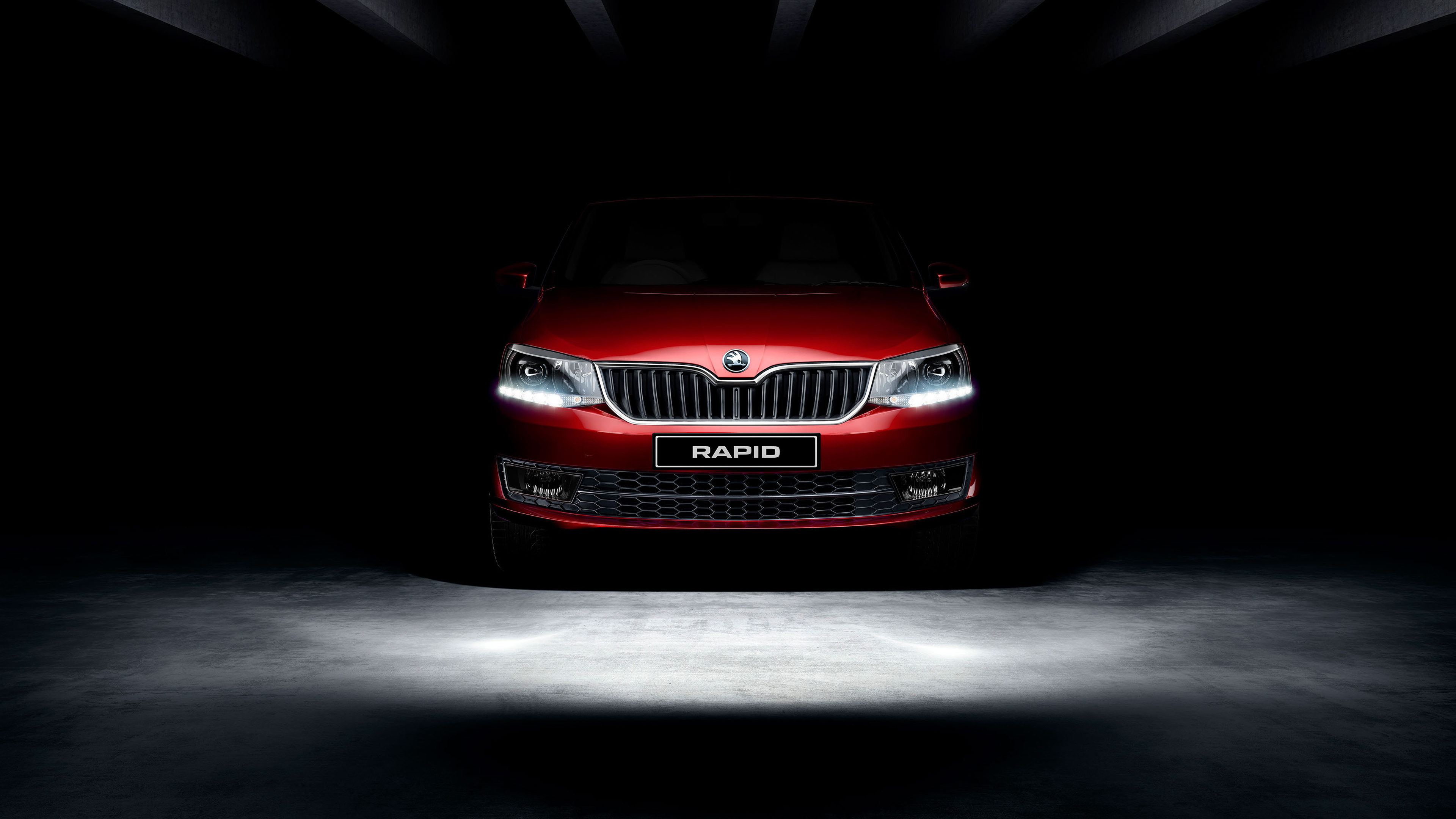 Skoda Rapid, Sleek design, Dynamic performance, Versatile compact car, 3840x2160 4K Desktop