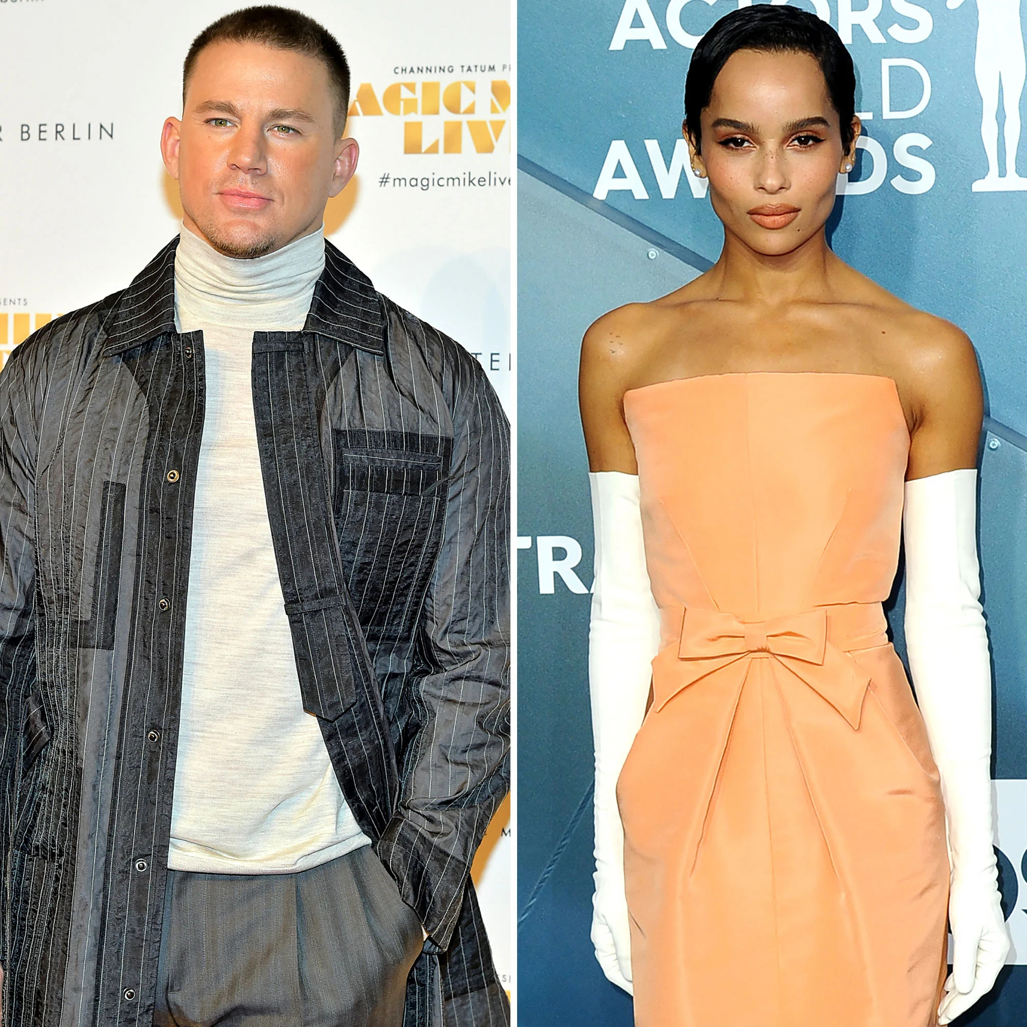 Channing Tatum, Zoe Kravitz, Fan accounts follow, 2000x2000 HD Phone