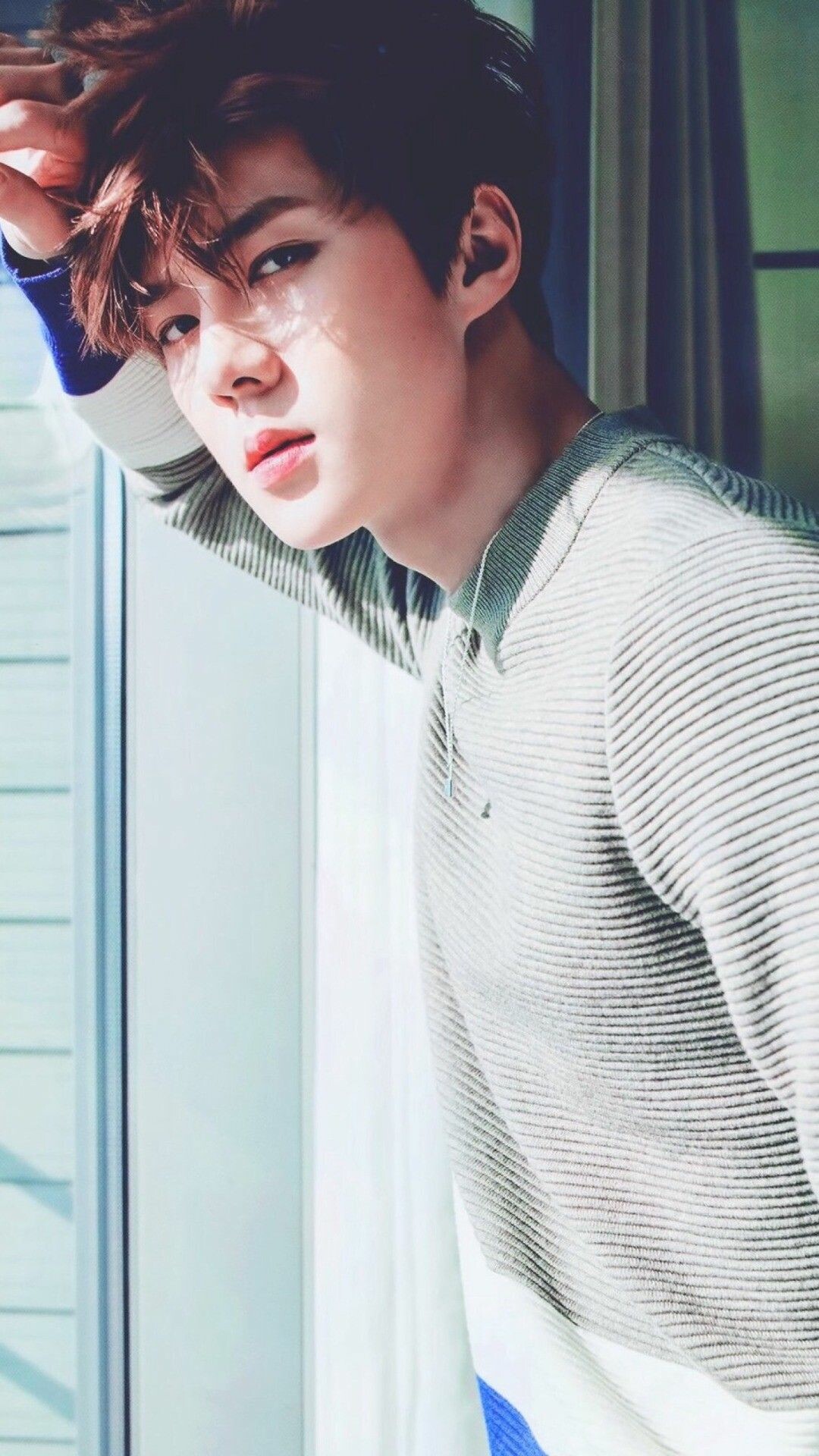 Sehun wallpaper, K-pop style, Phone background, Exquisite visuals, 1080x1920 Full HD Phone