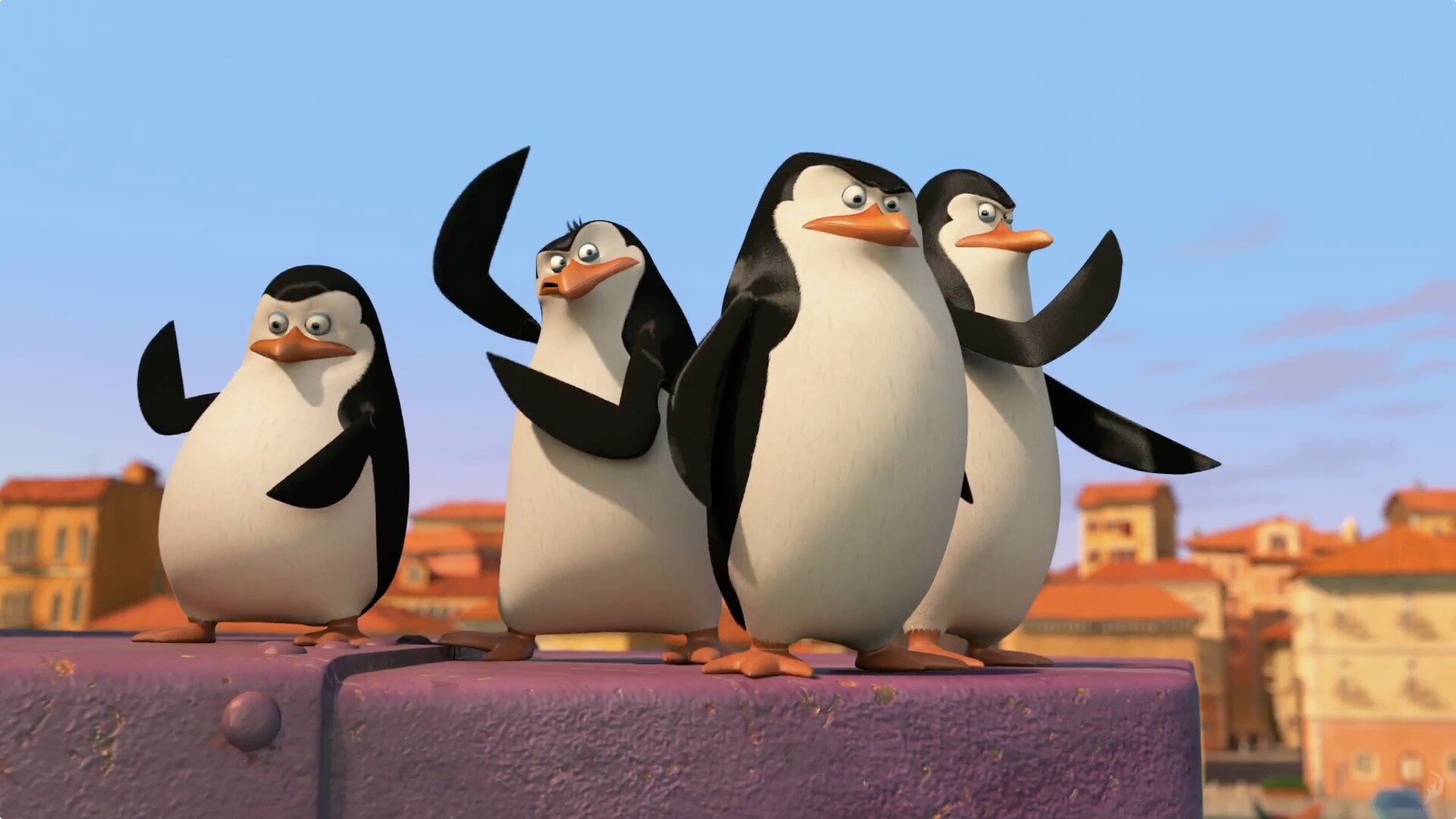 Penguins of Madagascar wallpapers, Animated film characters, Funny penguins, Action-packed adventure, 1920x1080 Full HD Desktop