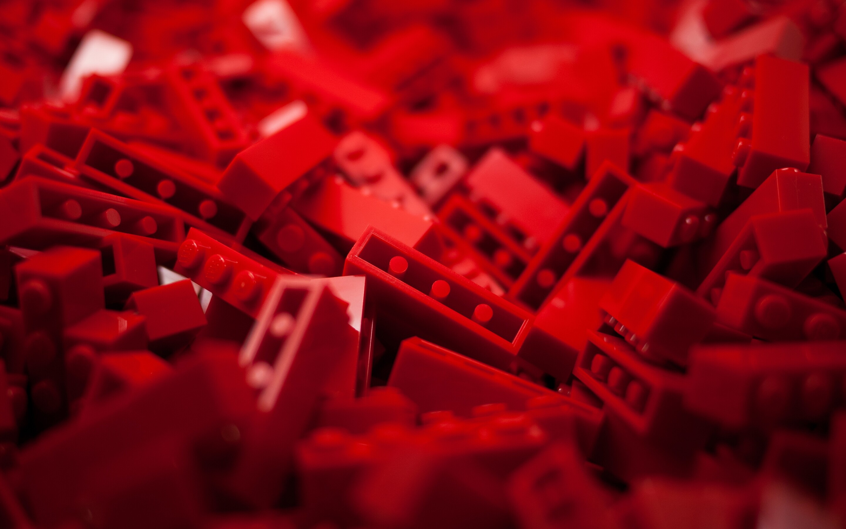 Red Lego toys macro, Microscopic details, Macro photography, Bold and vibrant colors, 2880x1800 HD Desktop