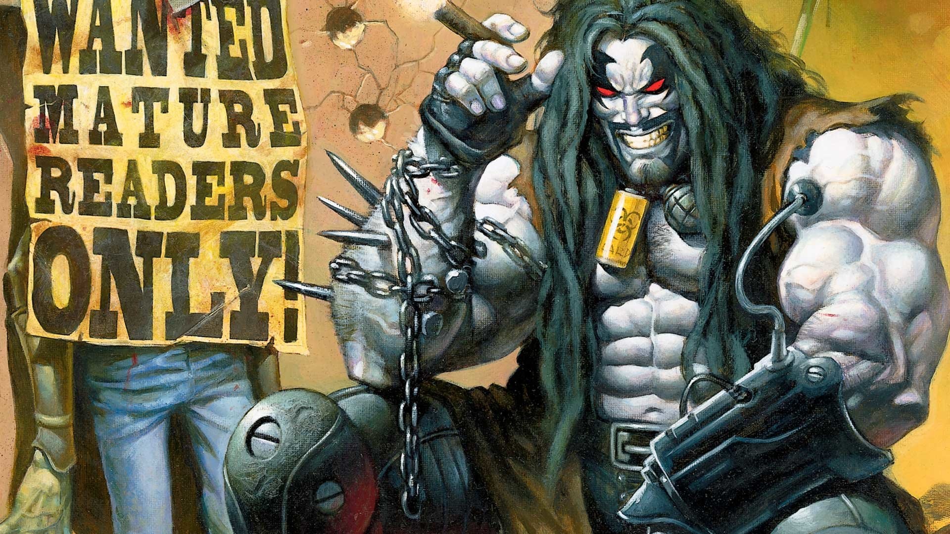 Lobo DC Comics wallpapers, Comic book hero, Ethan Peltier's collection, Artistic illustrations, 1920x1080 Full HD Desktop