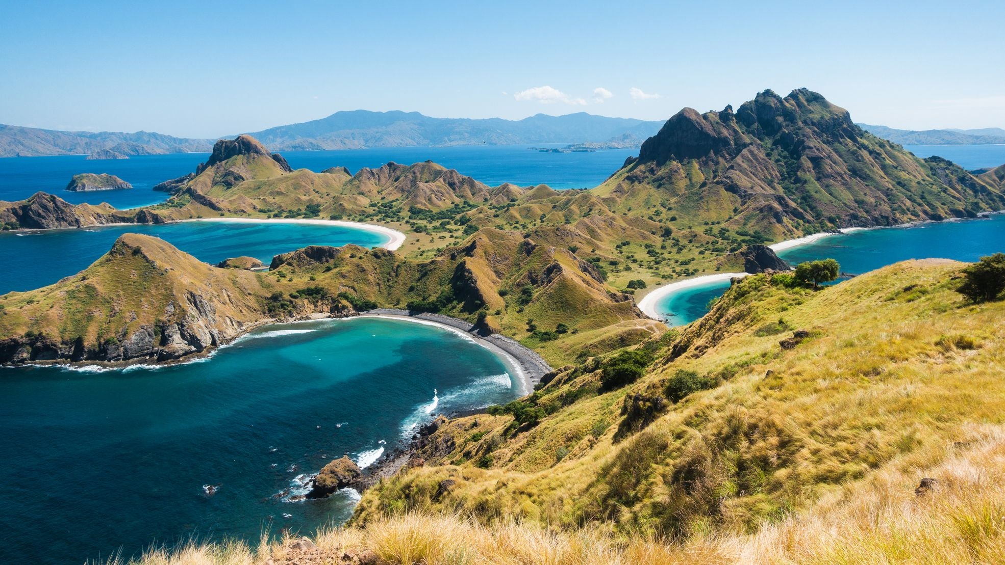 Komodo Island, Padar Island, Indonesian national park, 1970x1110 HD Desktop