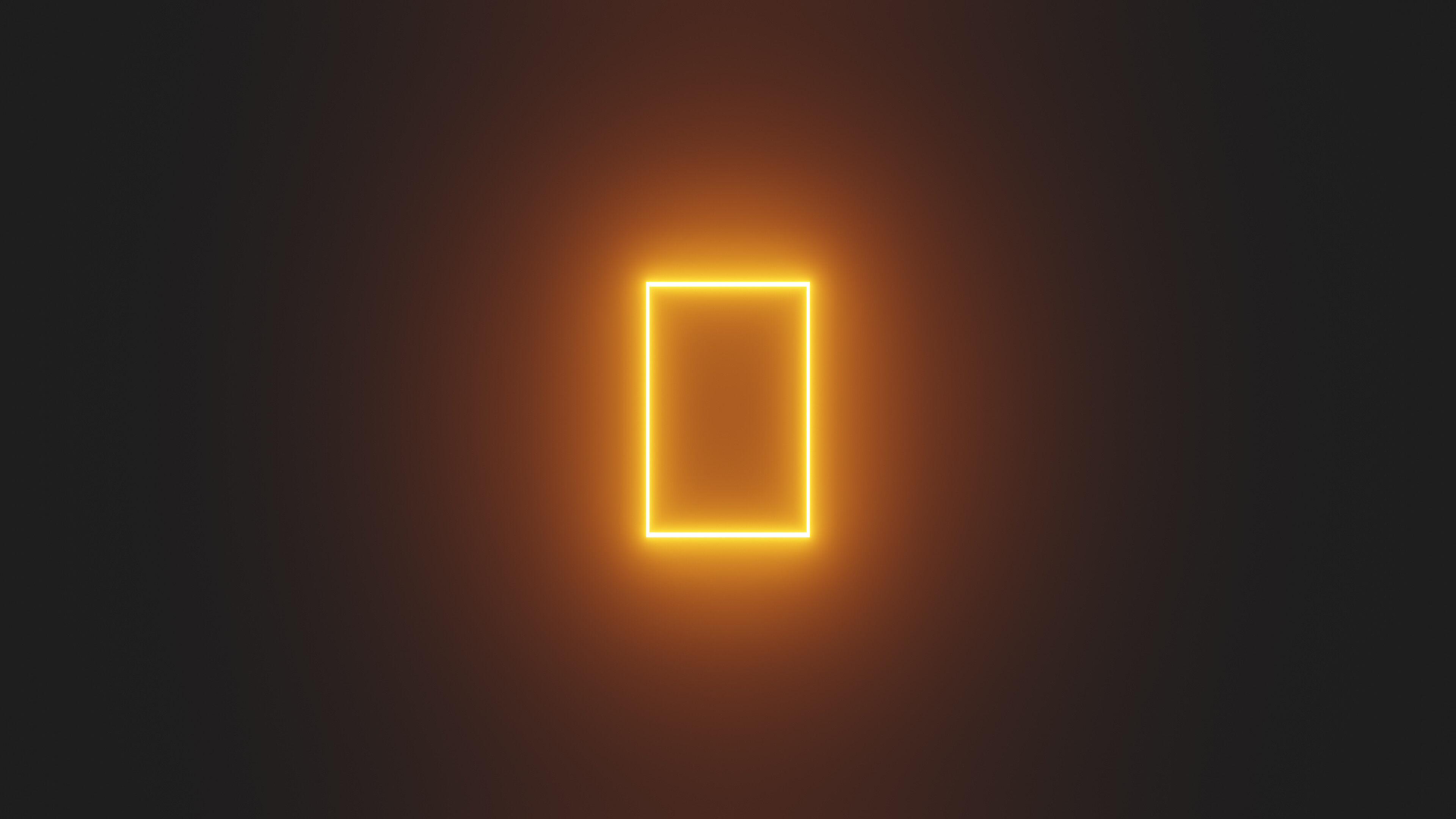 Gold lights, Minimalistic glow, Glowing window, Artistic wallpapers, 3840x2160 4K Desktop