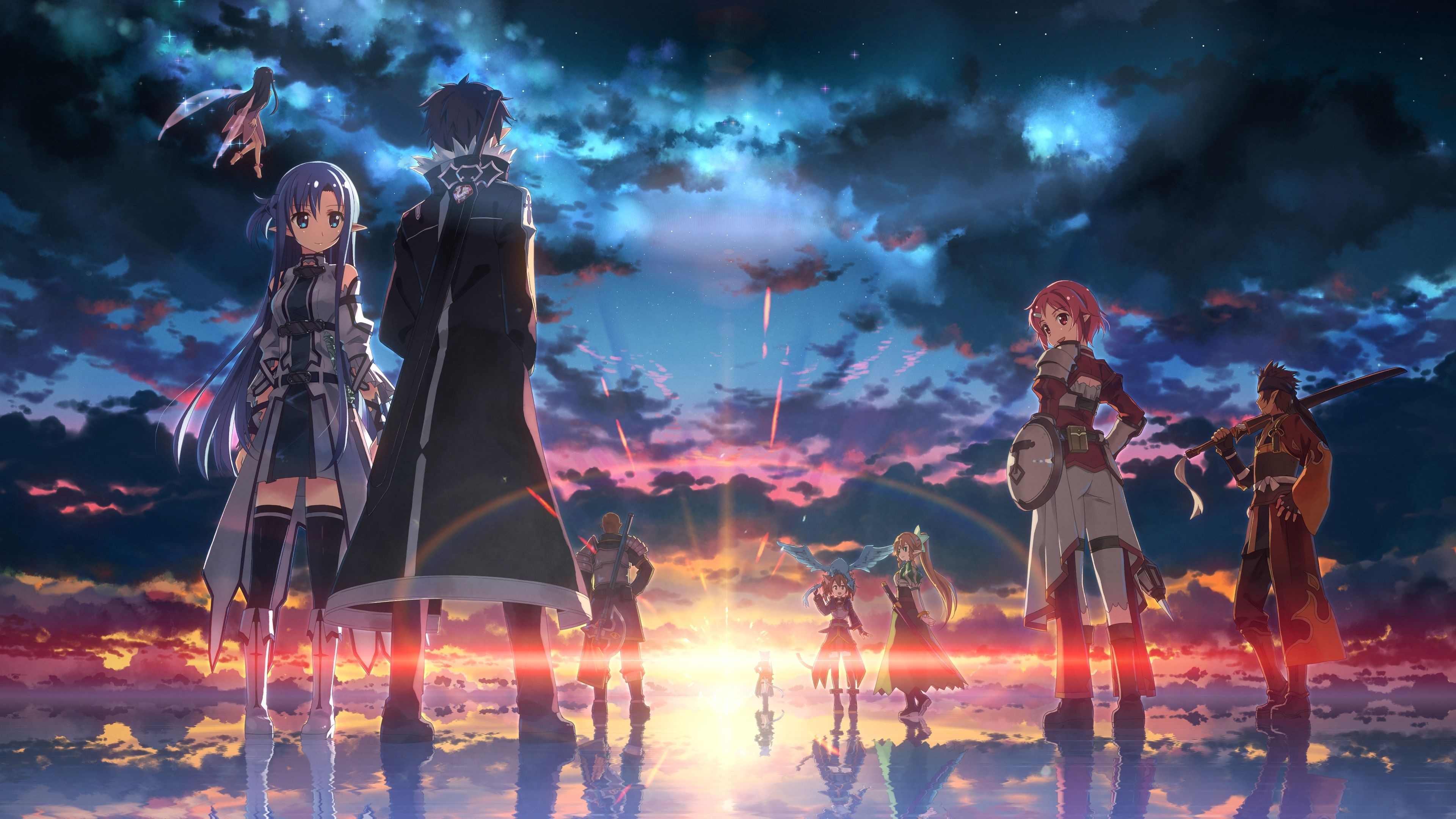 Sword Art Online, HD wallpapers, Top backgrounds, Virtual reality, 3840x2160 4K Desktop