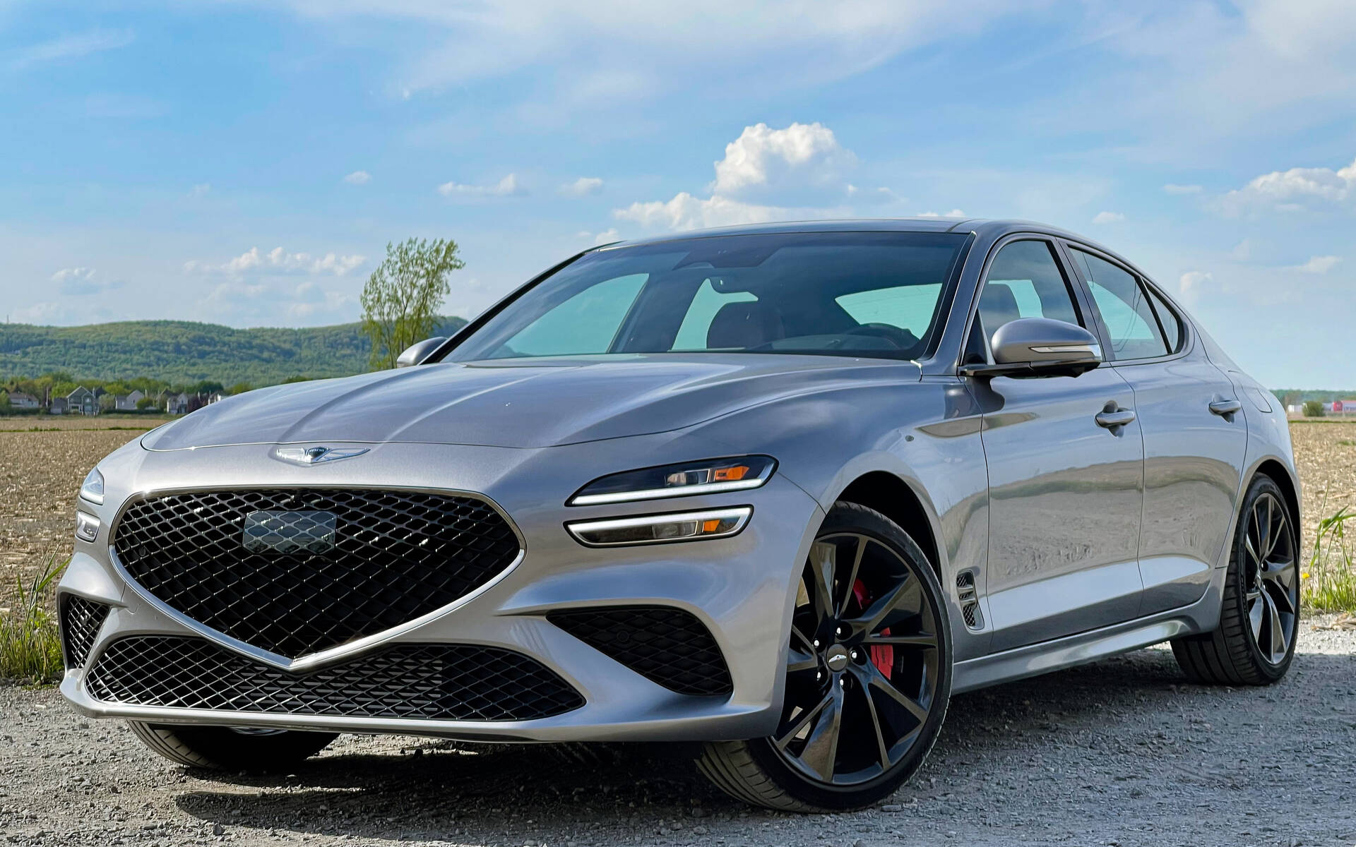 Genesis G70 2022, Almost perfect, Expert car review, 1920x1200 HD Desktop