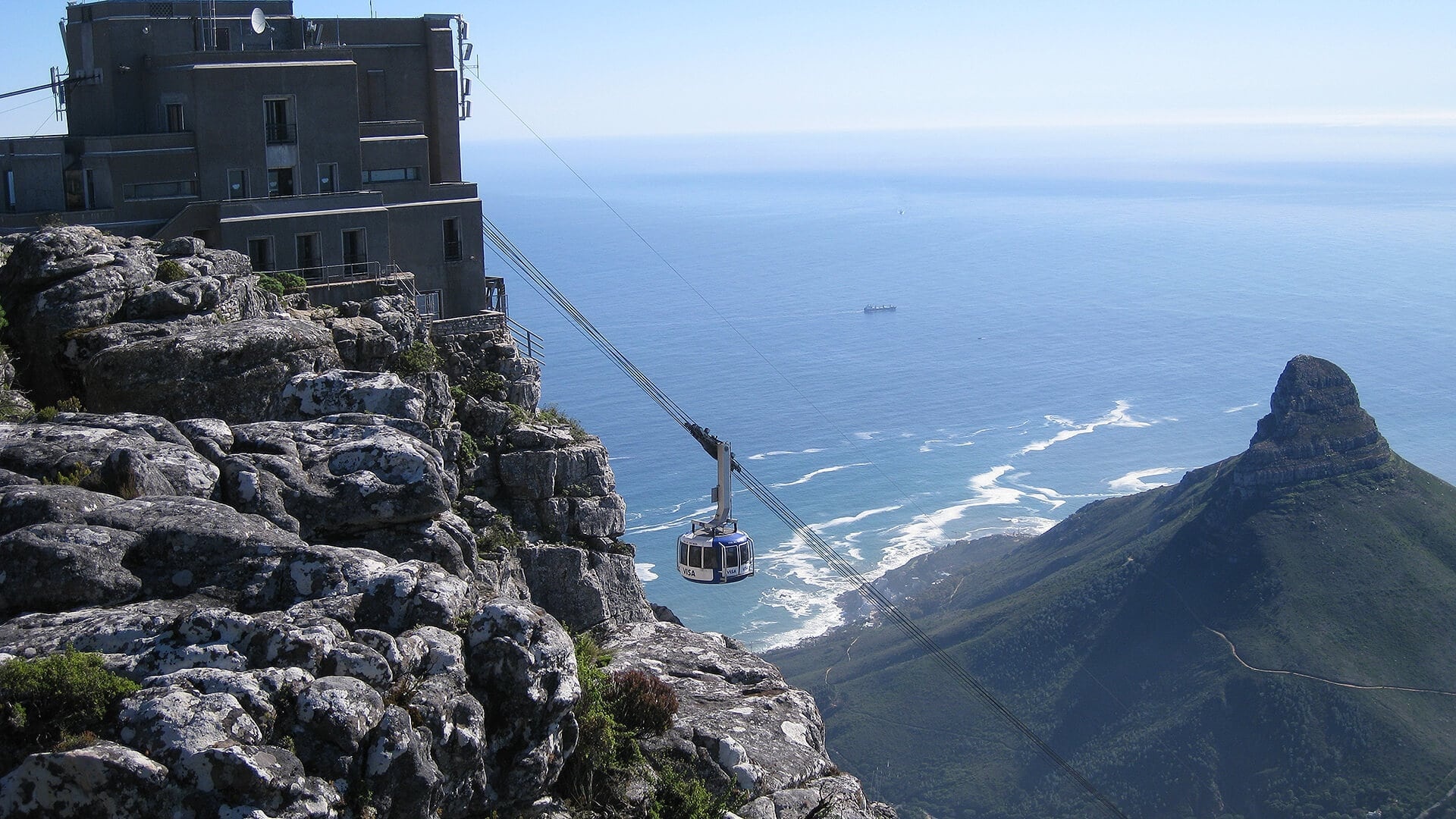 Half Day City, Table Mountain, Morning, 1920x1080 Full HD Desktop