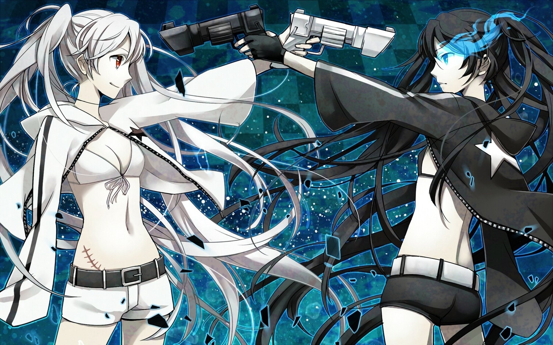 Black Rock Shooter, White Rock Shooter wallpapers, Unique backgrounds, Striking visuals, 1920x1200 HD Desktop