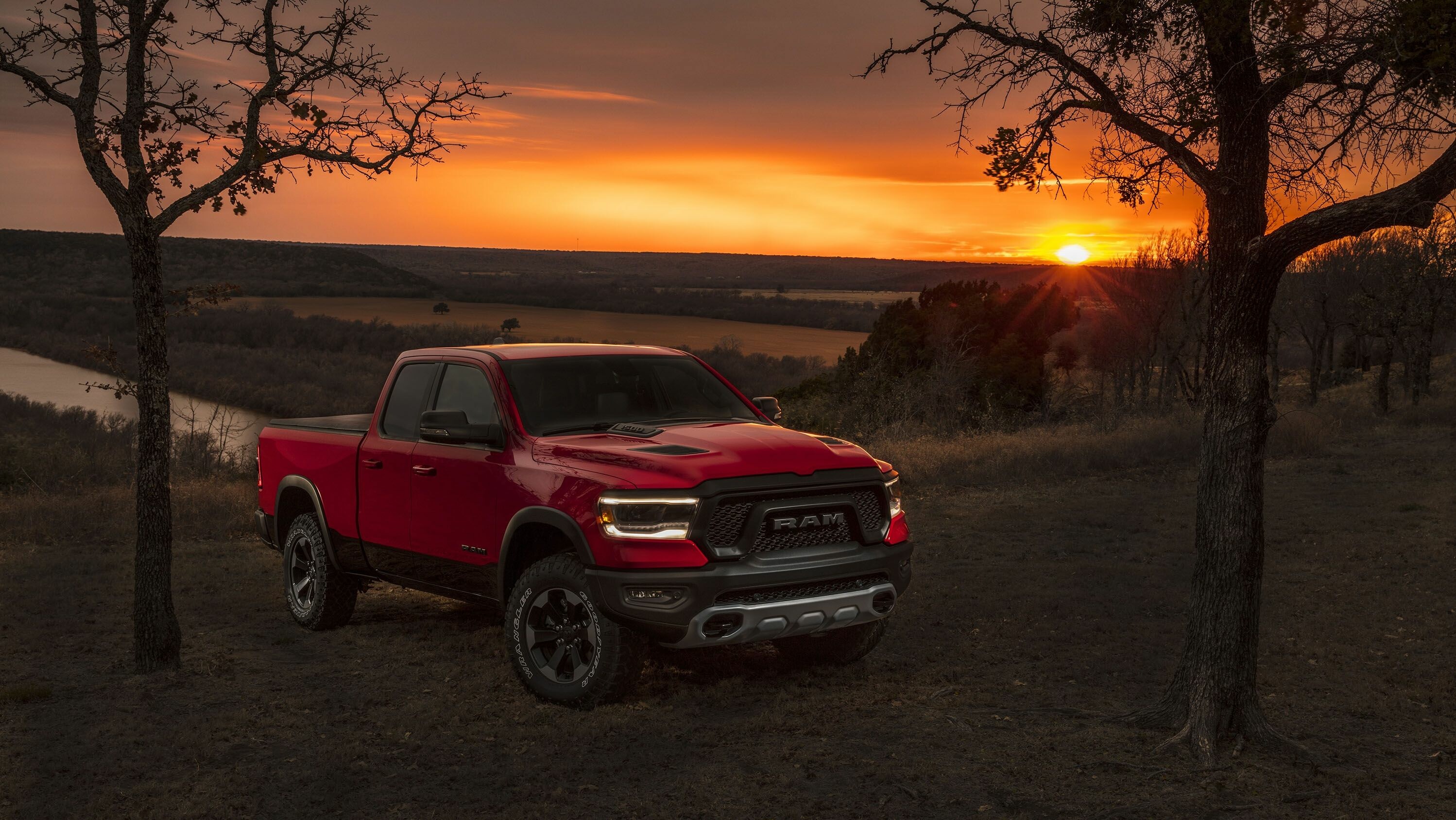 Ram Trucks, Impressive wallpapers, Automotive glory, Powerful presence, 3000x1690 HD Desktop