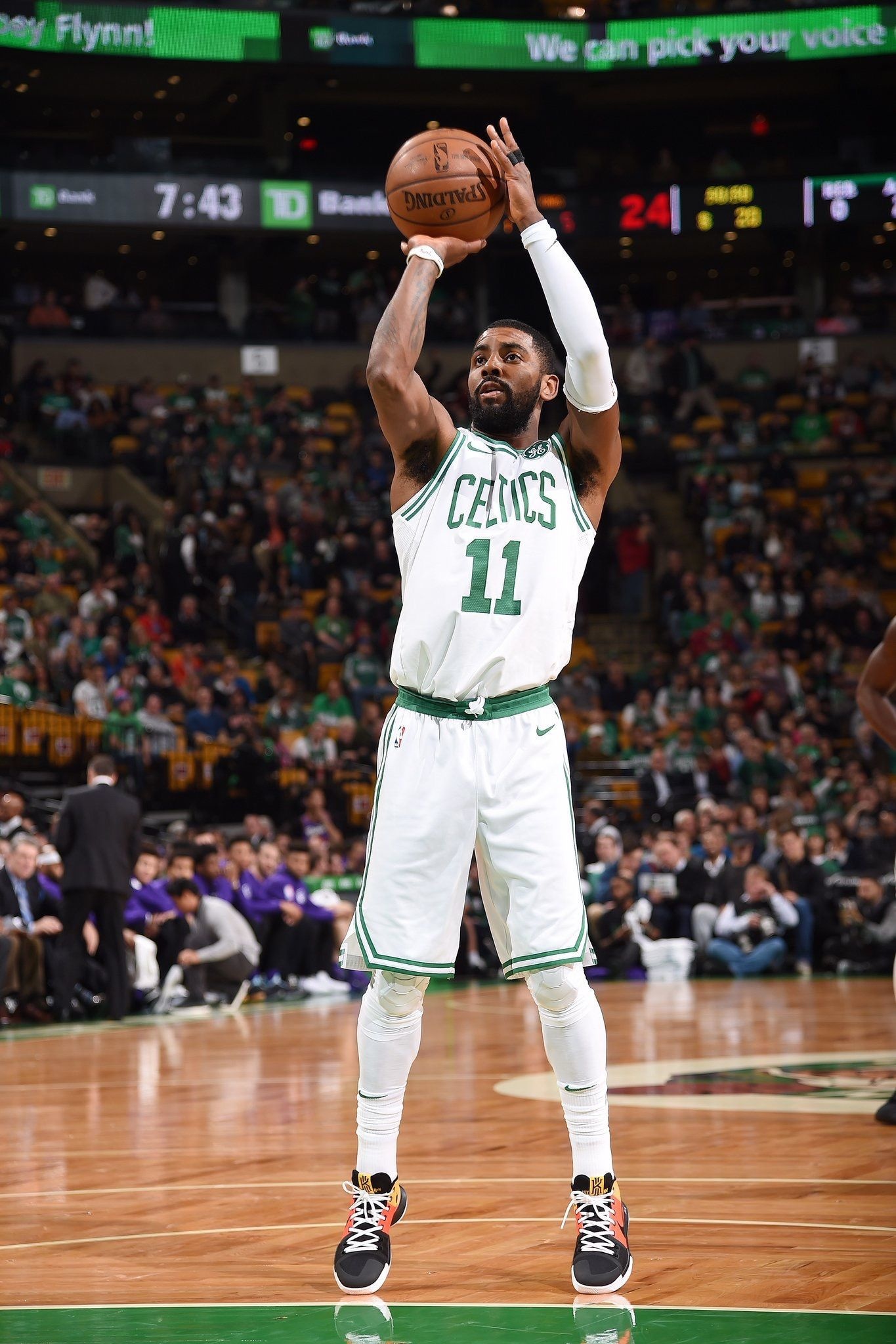 Boston Celtics, Cool Kyrie Irving, Inspiring basketball, 1370x2050 HD Phone