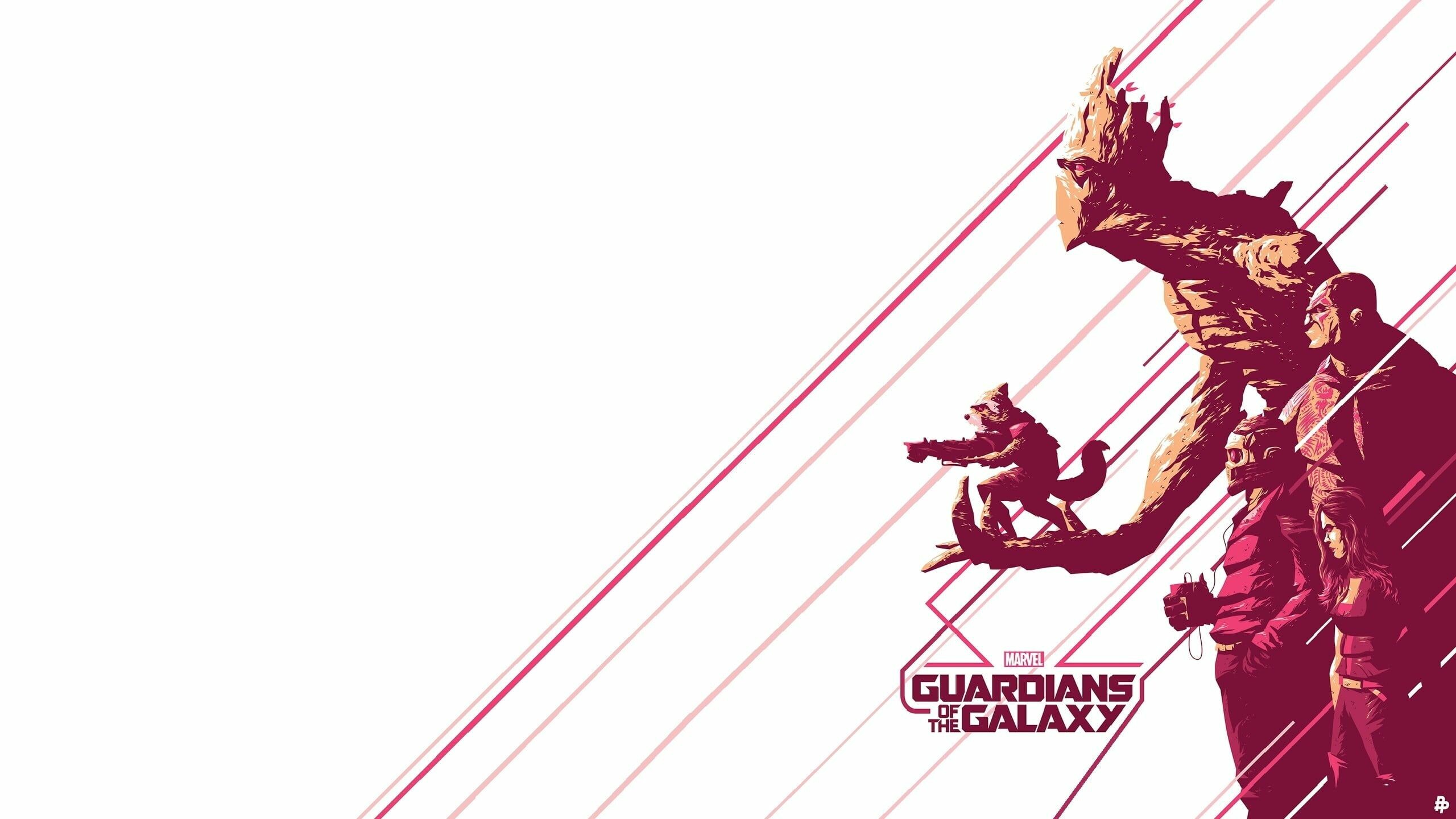 Marvel Guardians of the Galaxy, Epic wallpaper, Star-Lord, Gamora, Rocket Raccoon, Groot, 2560x1440 HD Desktop