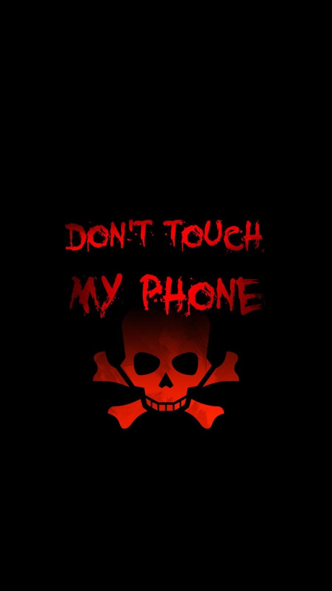 Don't Touch, Humor Warning, Bold Message, Privacy Defense, Top Selection, 1080x1920 Full HD Phone