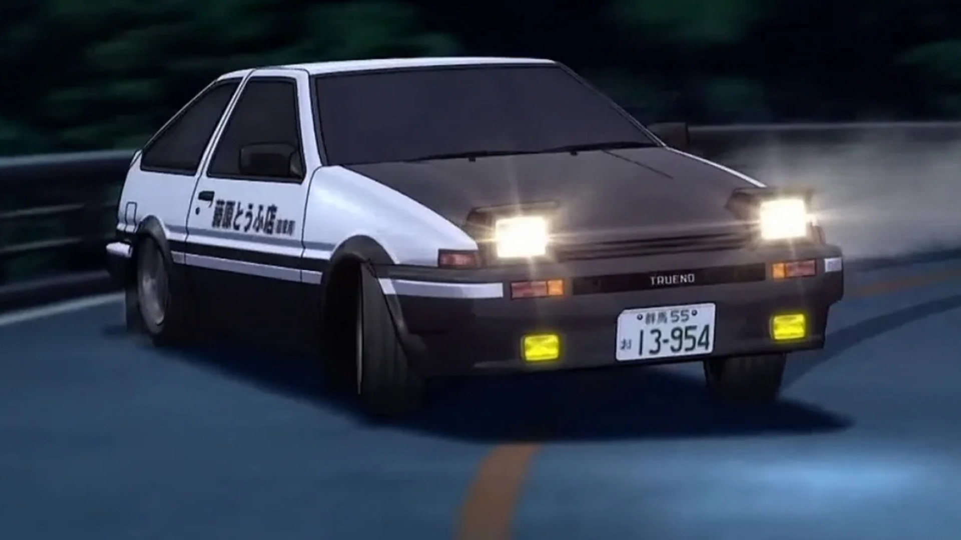 Initial D Anime, HD wallpapers, Computer backgrounds, Artistic initials, 1920x1080 Full HD Desktop