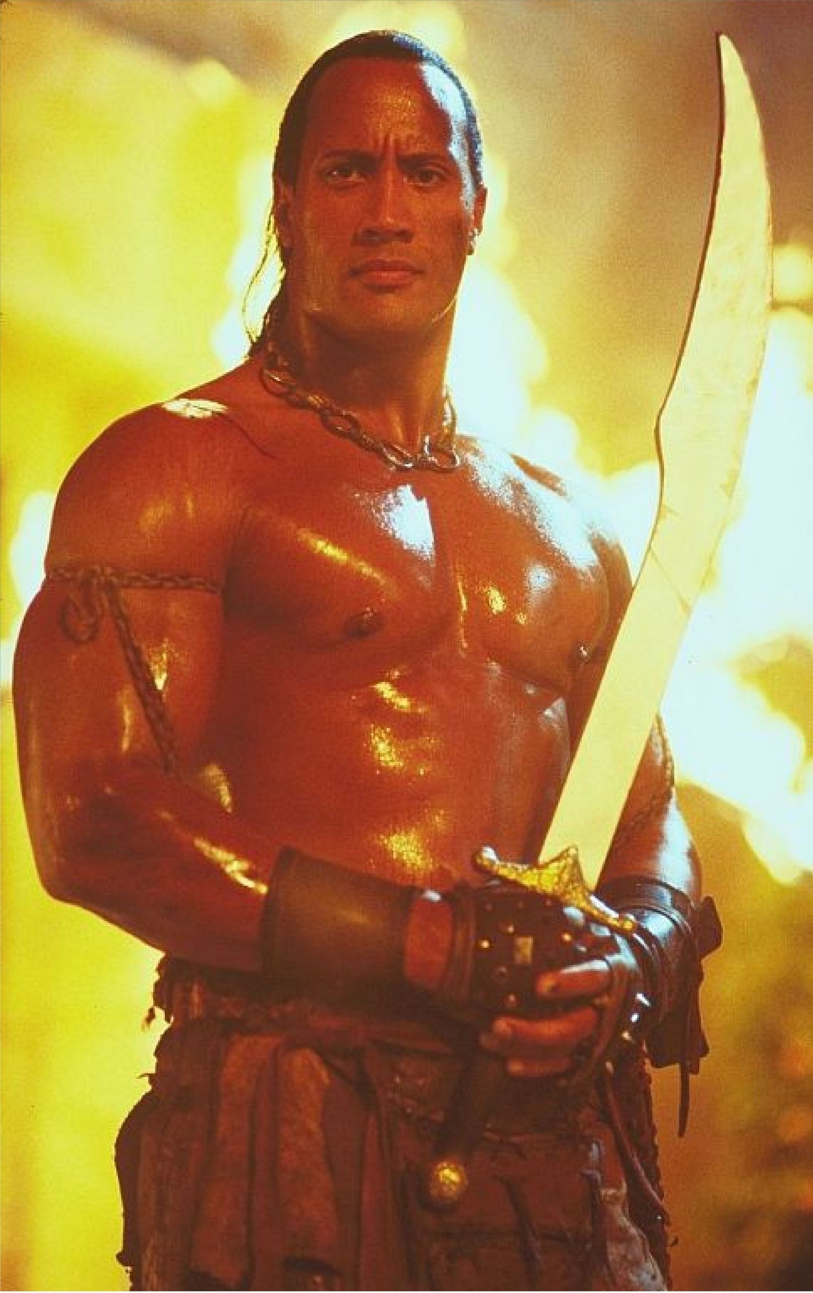 The Scorpion King, Photo face of a king, The Rock Dwayne Johnson, 1610x2560 HD Phone