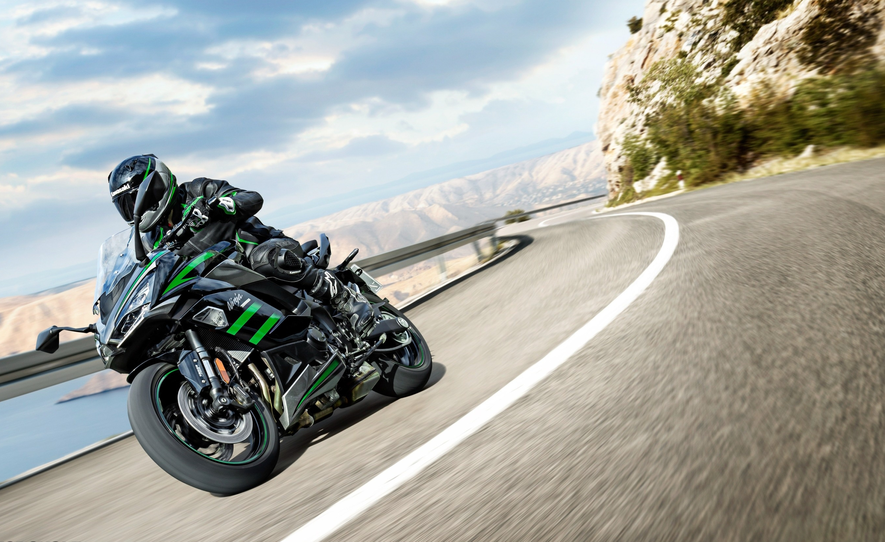 Kawasaki Ninja 1000sx, Second look, Visual examination, Enhanced features, 3000x1840 HD Desktop