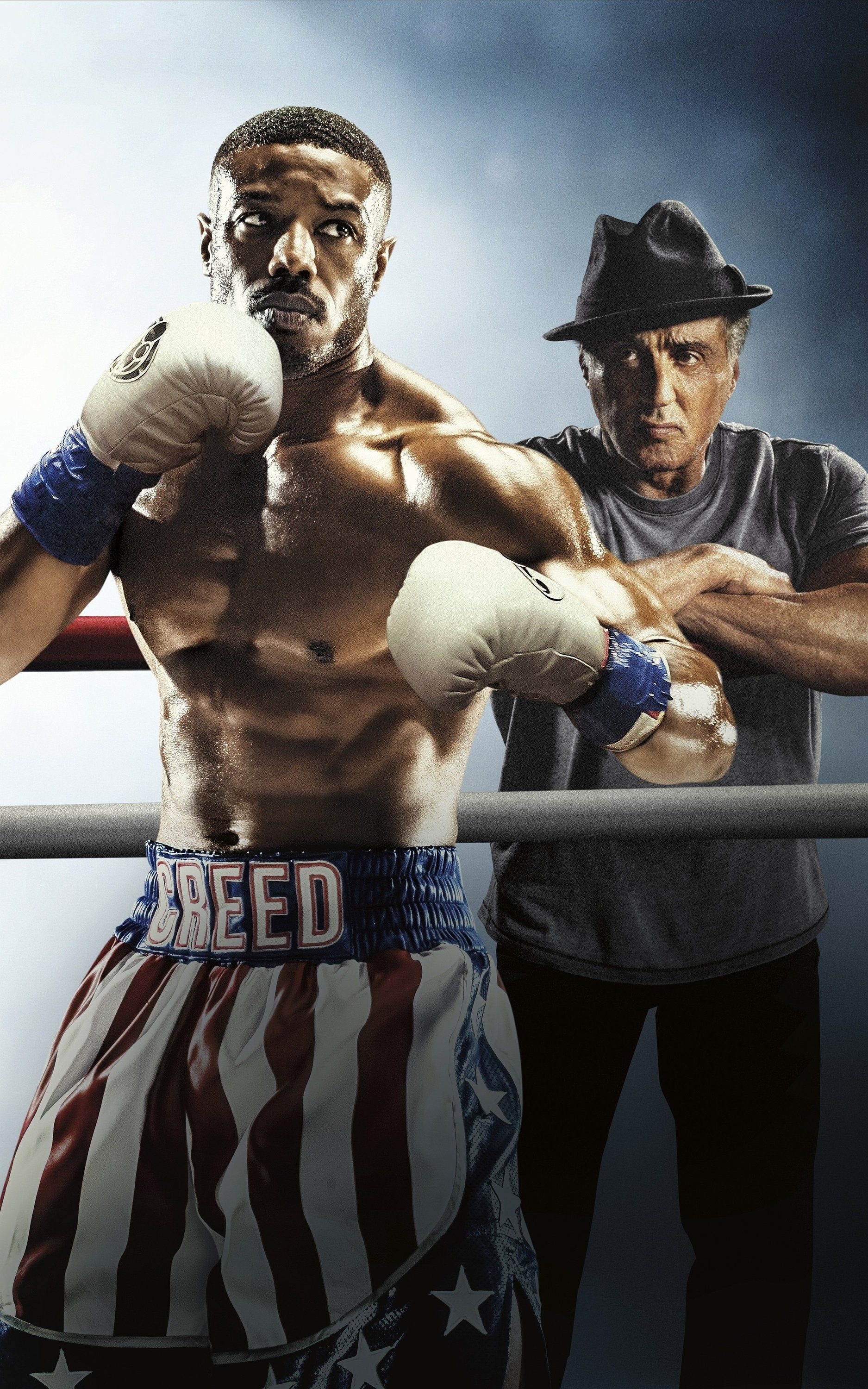 Michael B. Jordan and Sylvester Stallone, Creed Wallpaper, 1880x3000 HD Phone