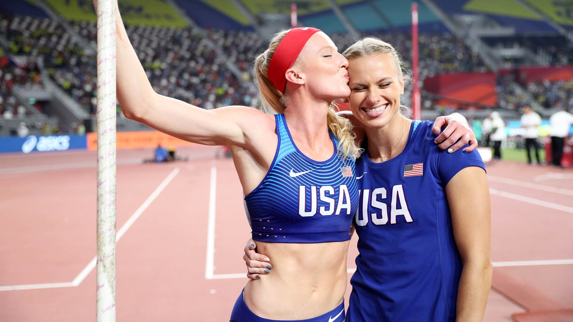 Sandi Morris, Olympic track u0026 field trials, Nbc Olympics, 1920x1080 Full HD Desktop