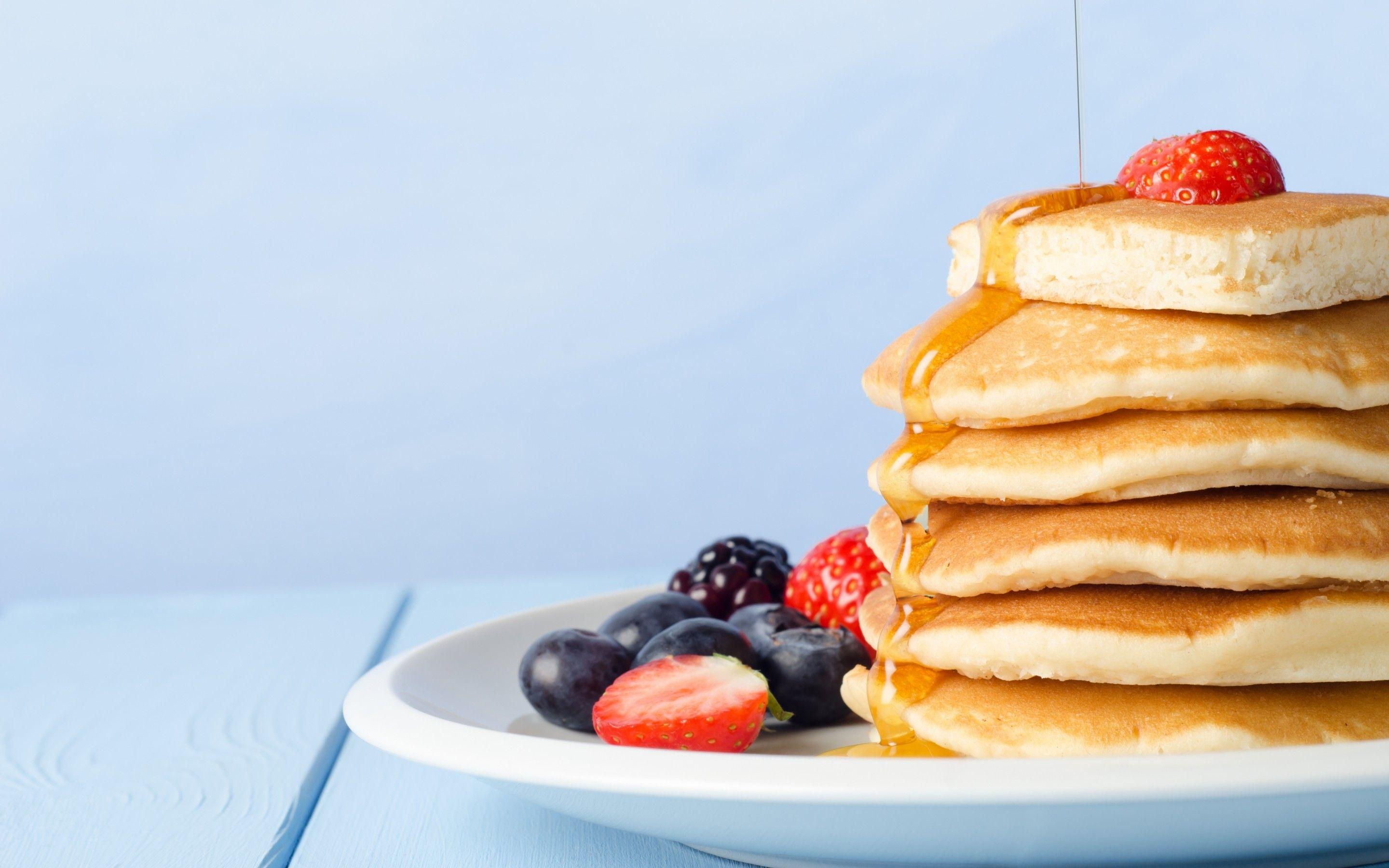 Pancake wallpapers, Delicious breakfast, Sweet pancakes, Food background, 2880x1800 HD Desktop