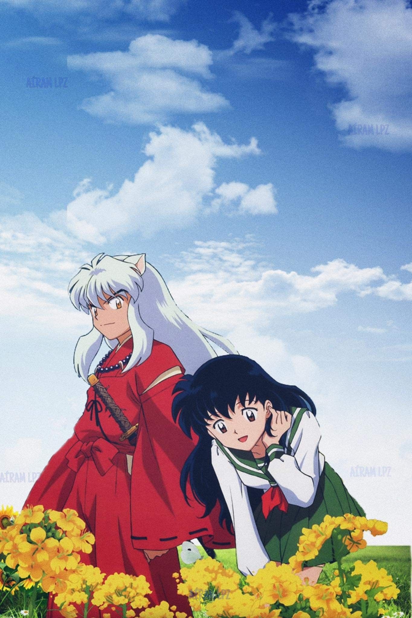 Kagome Higurashi, Romantic connections, Unbreakable bond, Anime nostalgia, 1370x2050 HD Phone