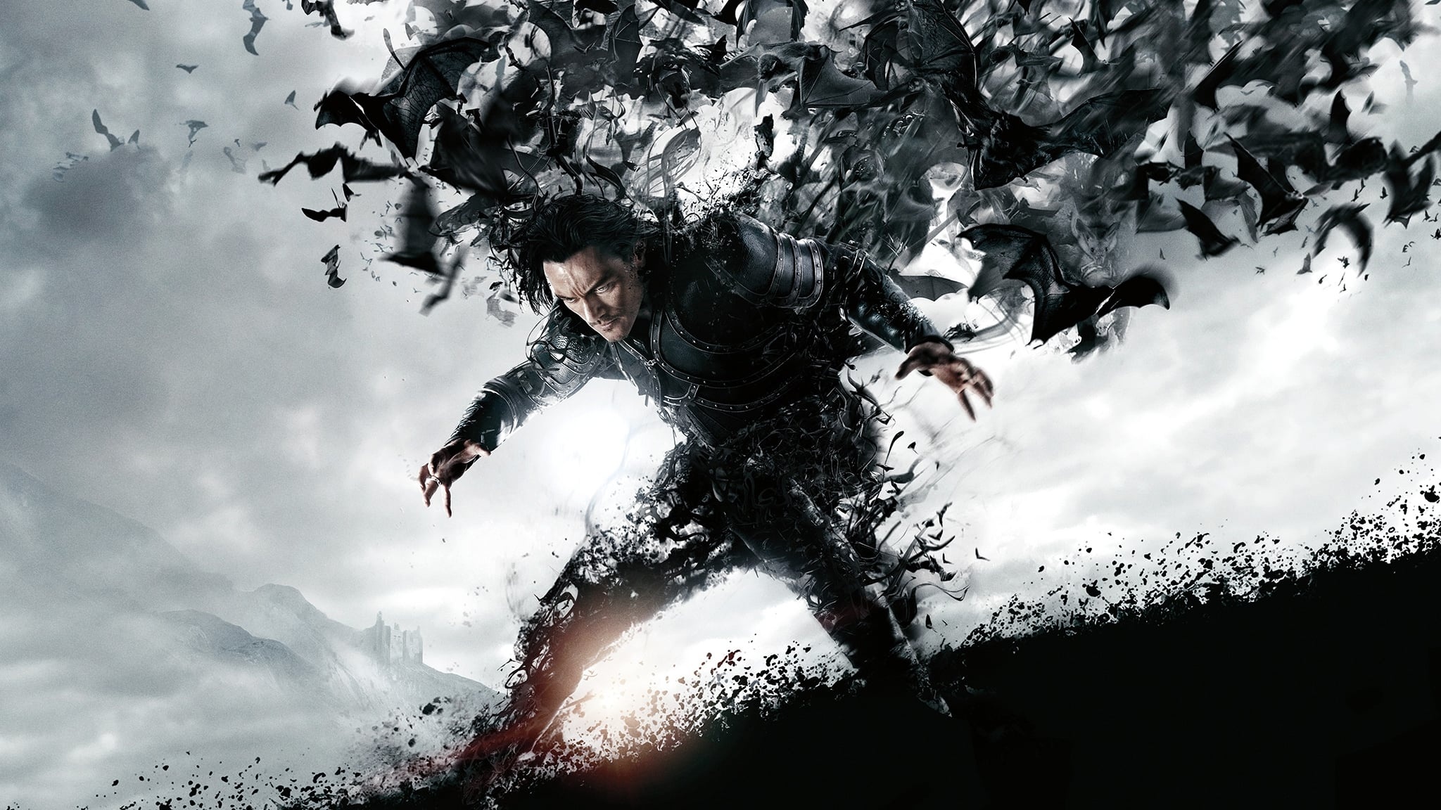 Dracula Untold 2014 backdrops, Modern vampire adaptation, Visually stunning, Action-packed, 2050x1160 HD Desktop