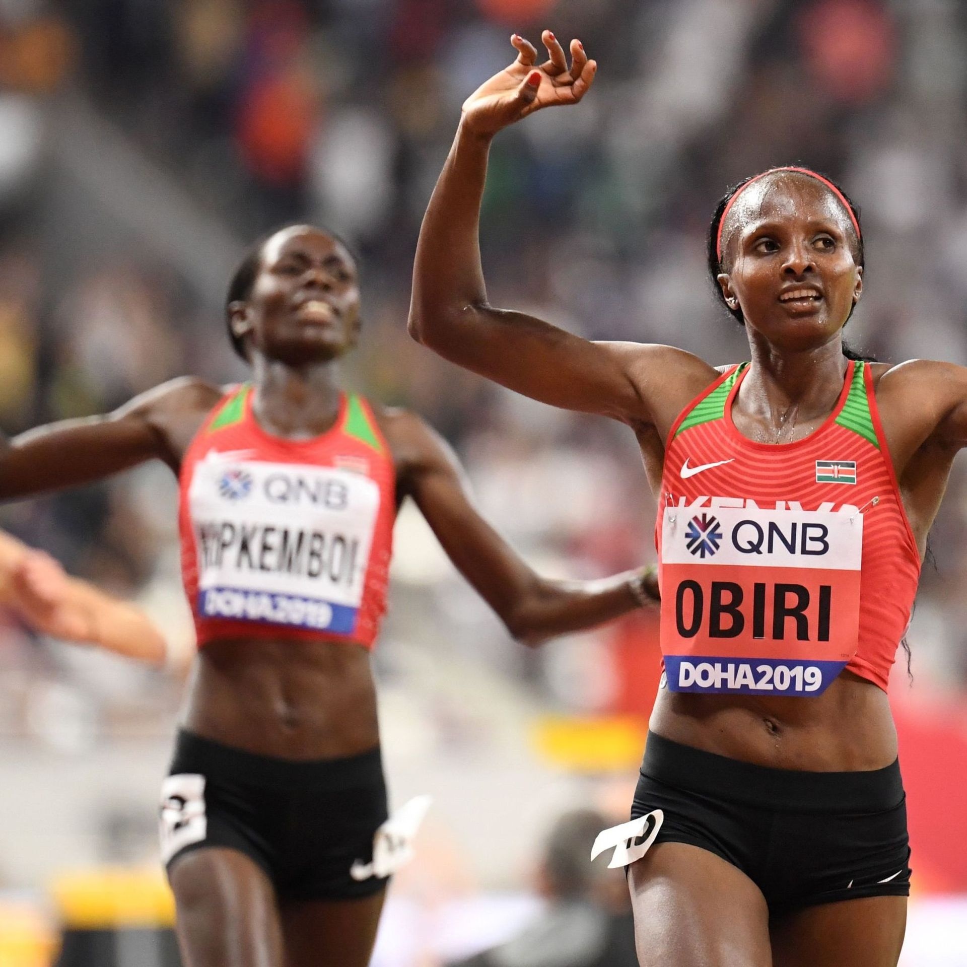 Hellen Obiri, Title defense, 5000m champion, 1920x1920 HD Phone