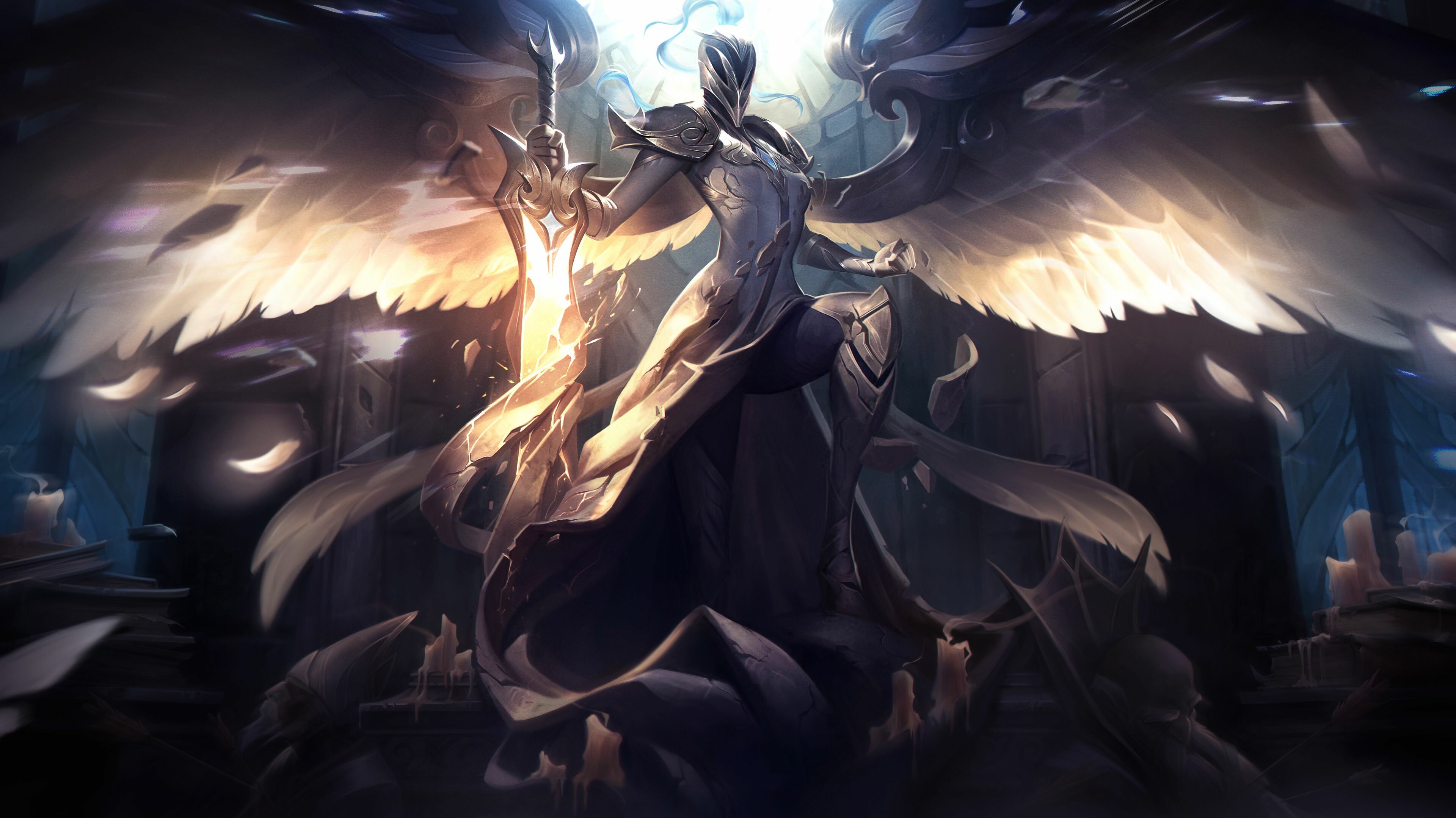 Kayle, League of Legends Wallpaper, 3840x2160 4K Desktop