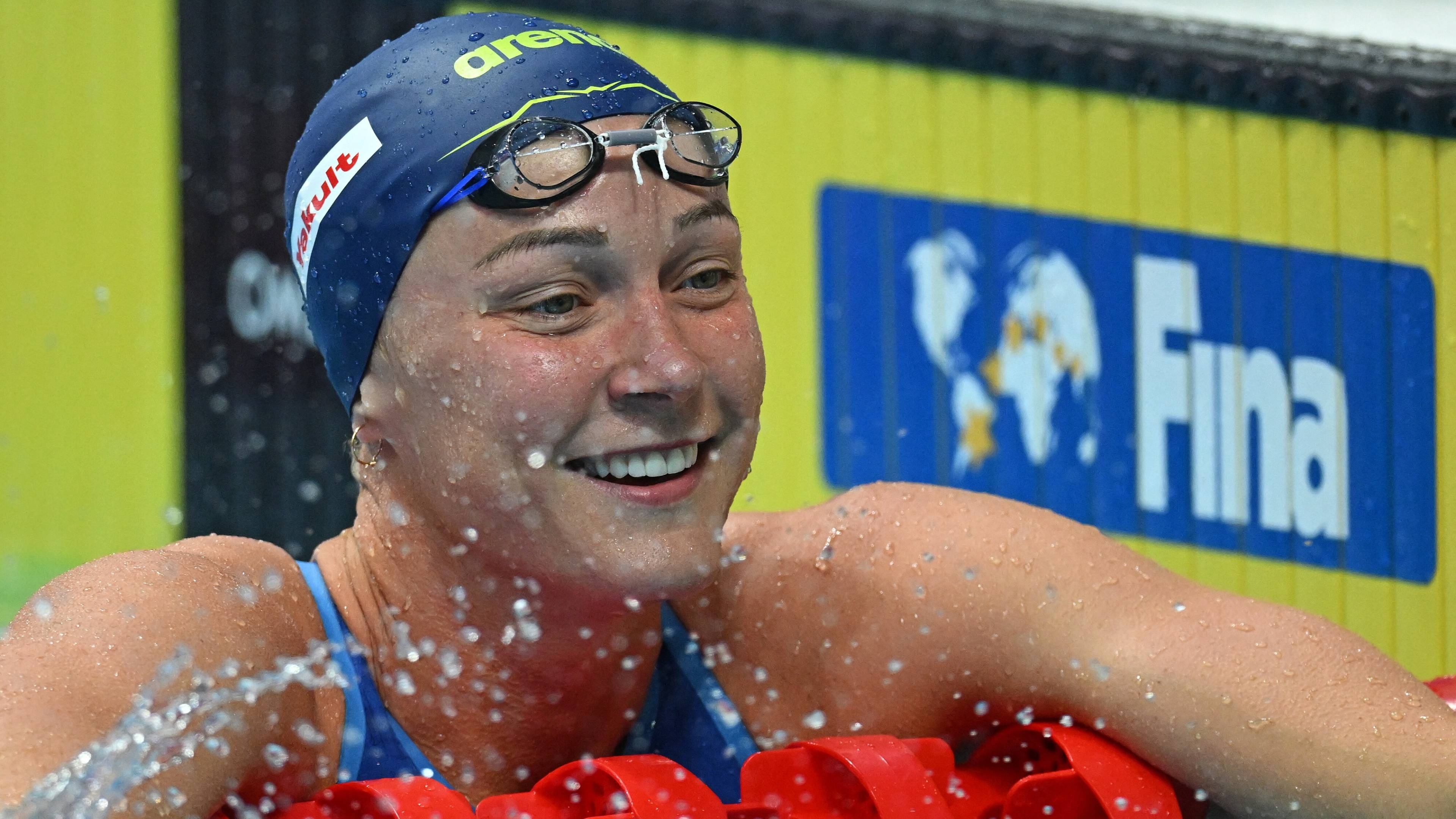 Sarah Sjostrom, Estafettevrouwen, WK af, Nederlands record, 3840x2160 4K Desktop