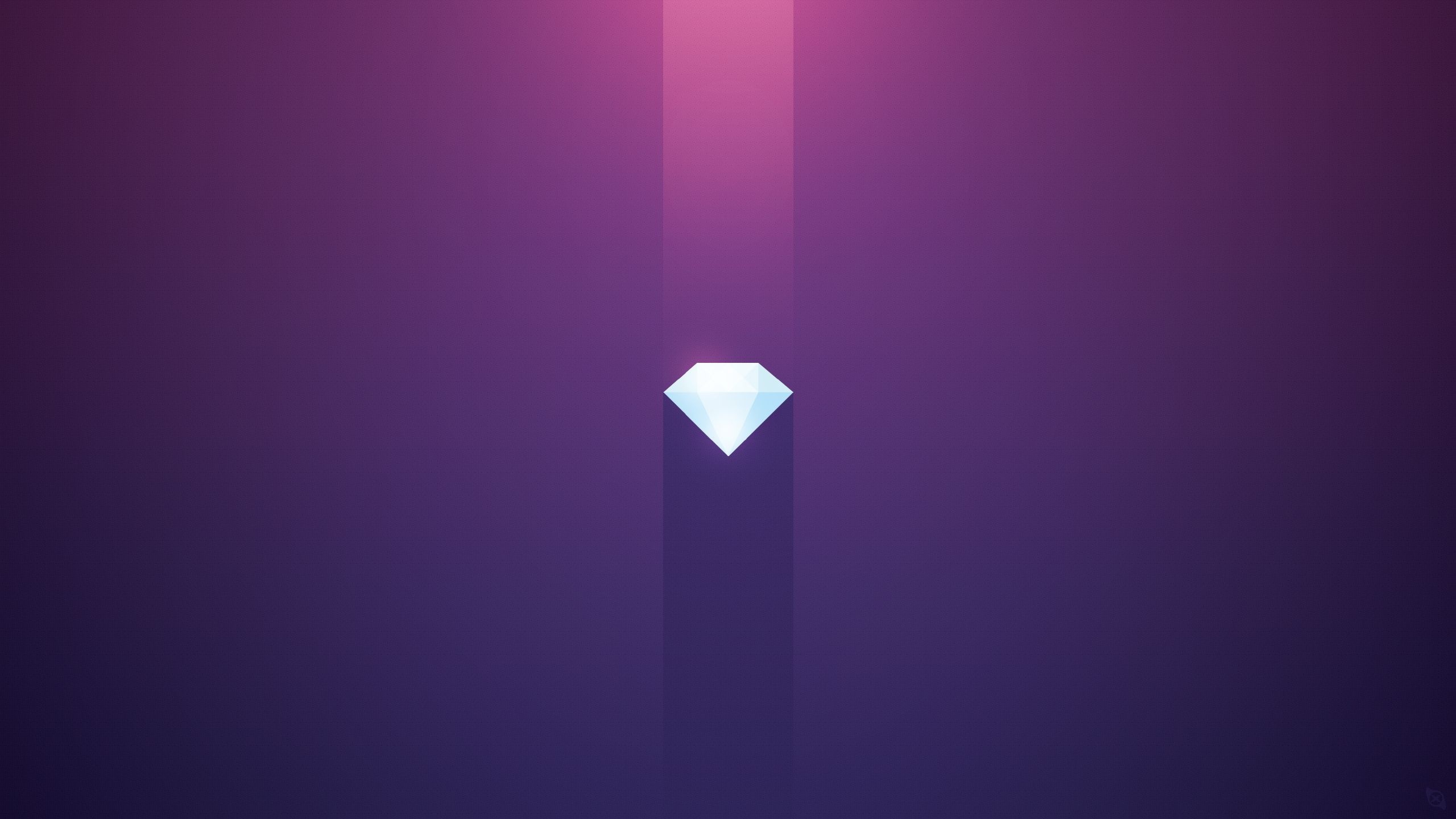 Elegant simplicity, Diamond wallpaper, Minimalistic design, Stylish background, 2560x1440 HD Desktop
