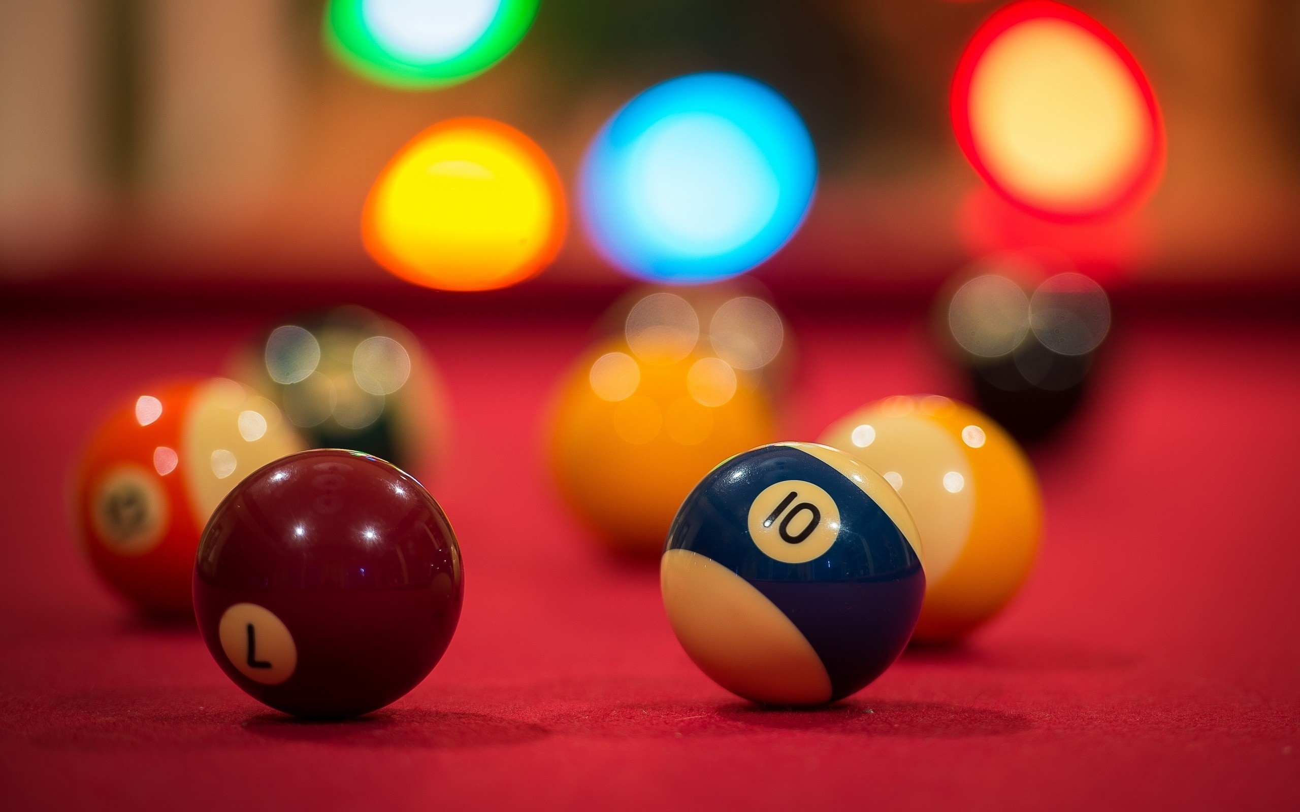 Eight-ball, Billiards Wallpaper, 2560x1600 HD Desktop