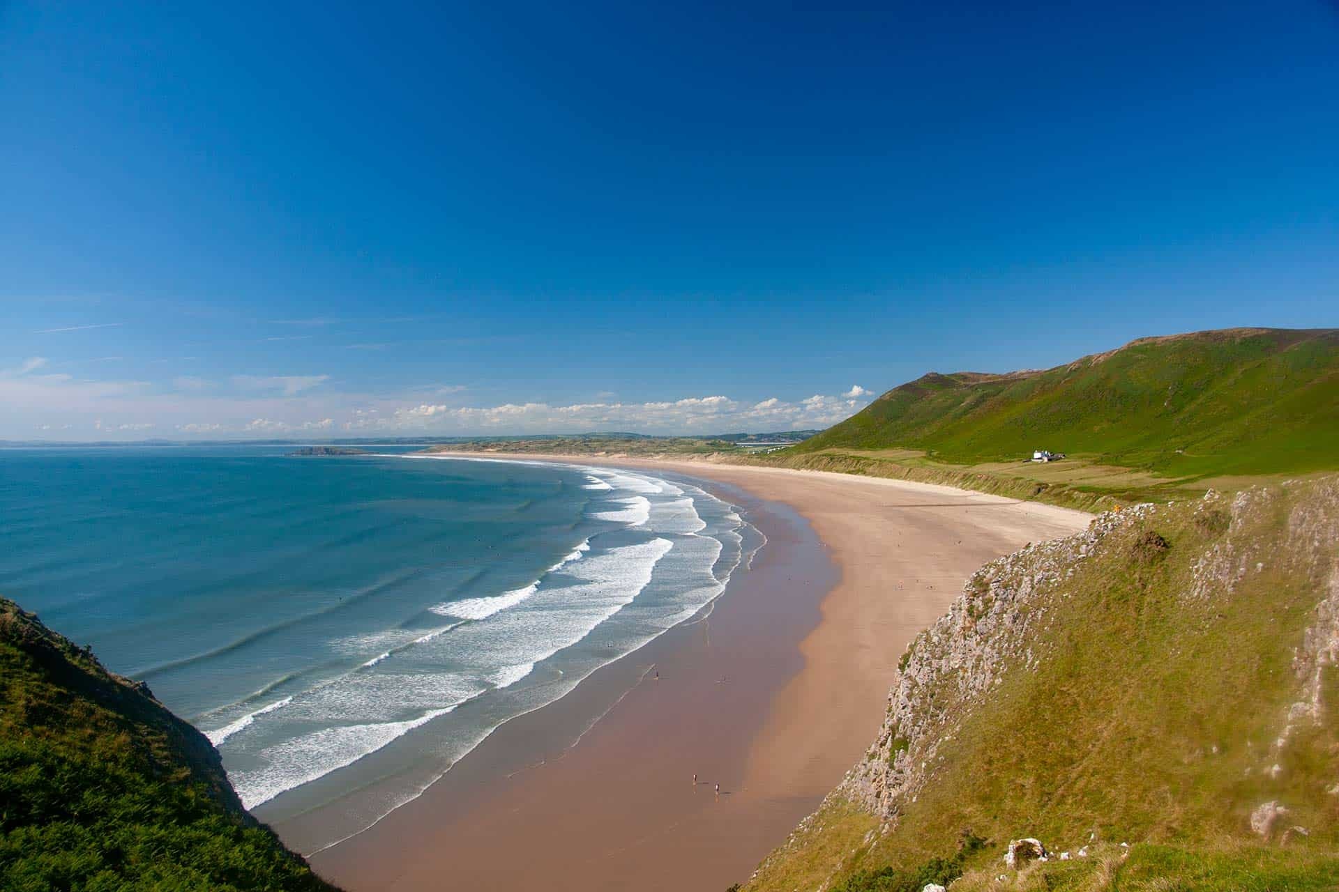 Gower Peninsula, Stunning beaches, Coastal beauty, Nature's playground, 1920x1280 HD Desktop