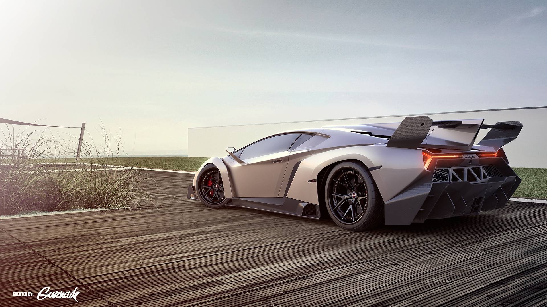 Lamborghini Veneno, Unique design, High-quality wallpapers, Sports car, 1920x1080 Full HD Desktop