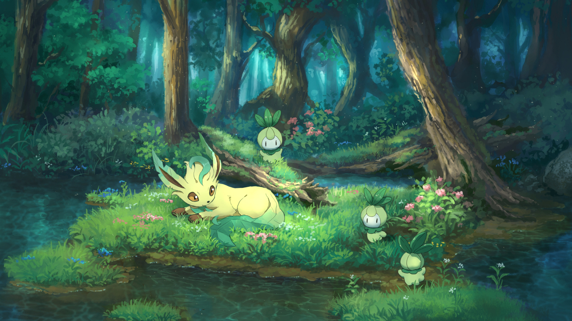 Leafeon HD wallpapers, Popular, Backgrounds, 1920x1080 Full HD Desktop