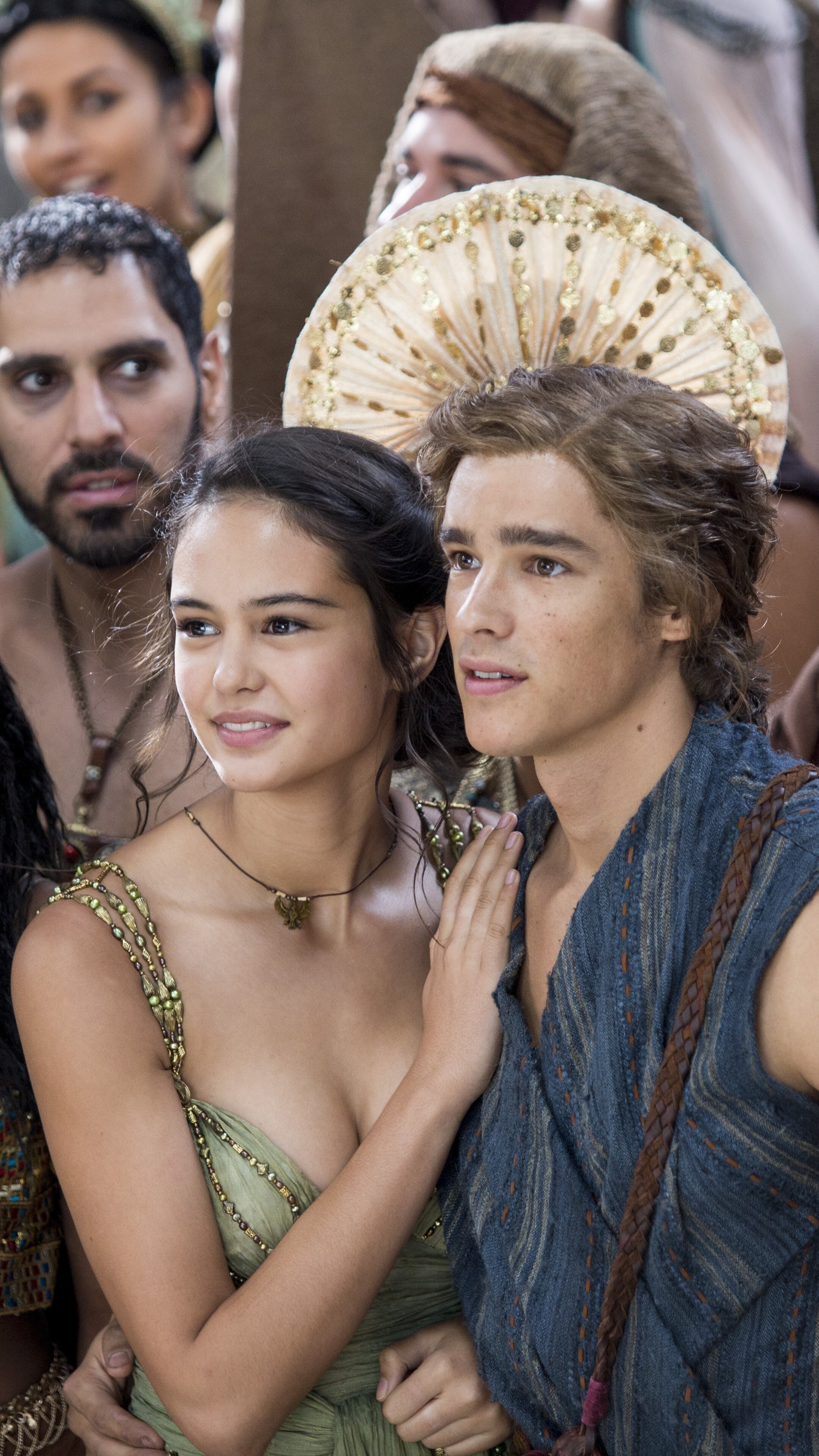 Gods of Egypt, Courtney Eaton, Brenton Thwaites, Movies, 2160x3840 4K Phone