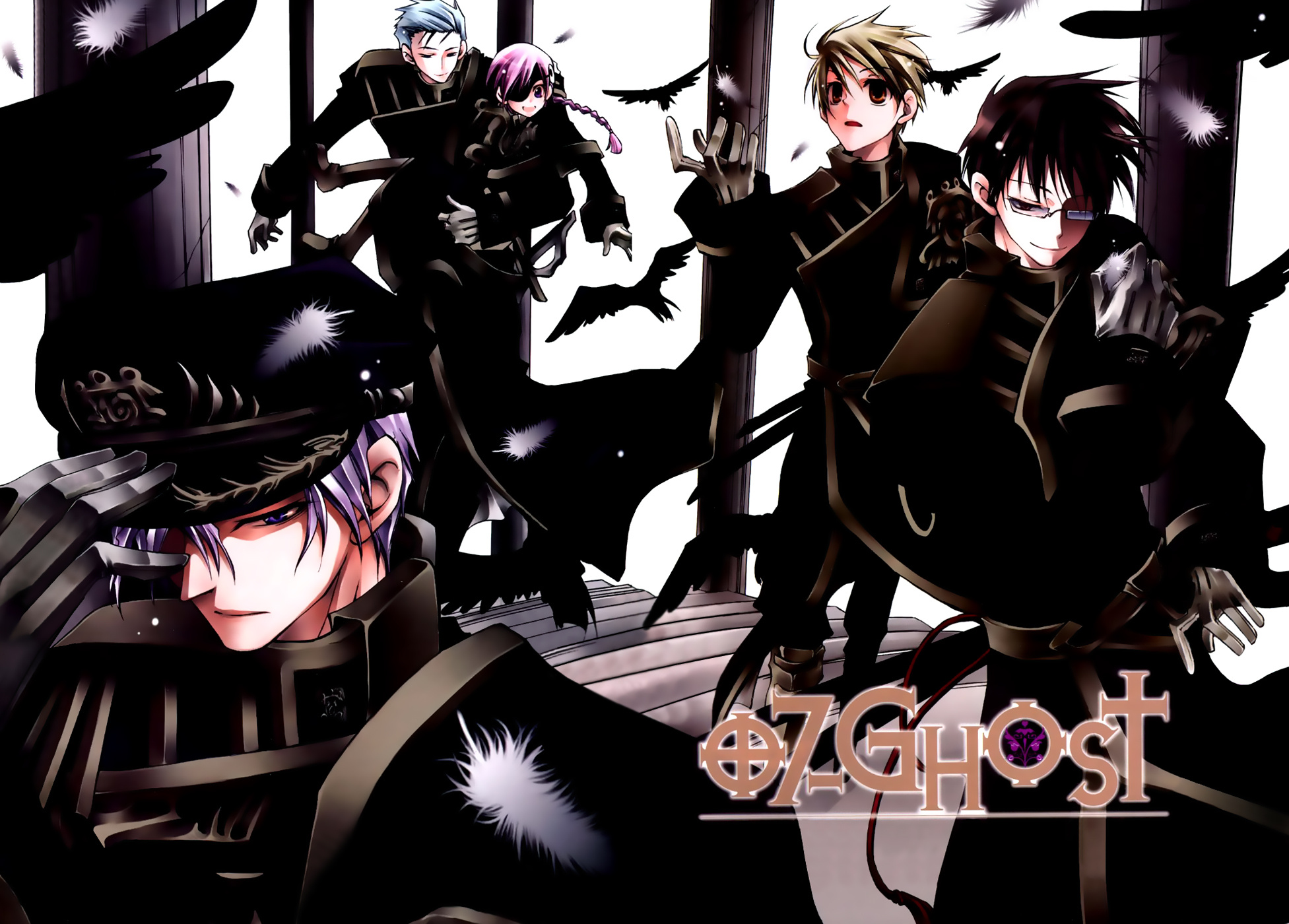 07-Ghost anime, Minitokyo art, Series wallpapers, Supernatural theme, 1960x1400 HD Desktop