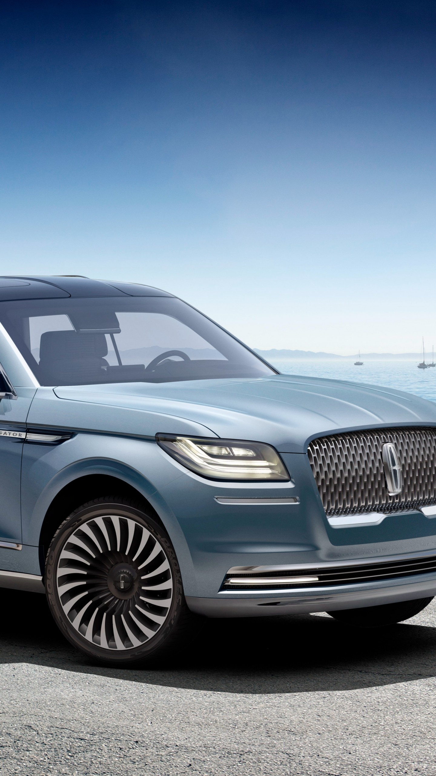 Lincoln Navigator, NYIAS 2016, SUV cars, 1440x2560 HD Phone