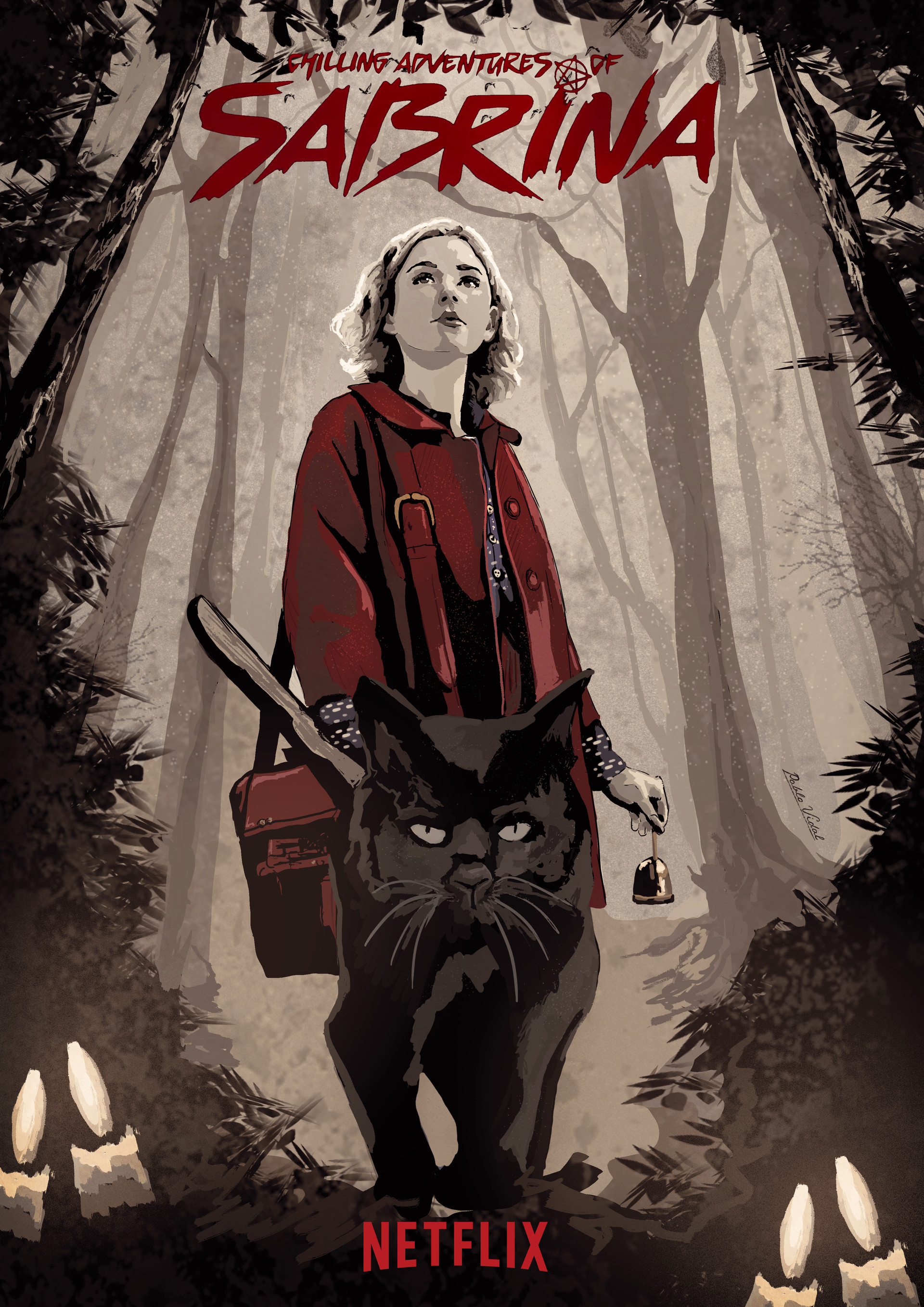 Chilling Adventures of Sabrina, Stunning art, Magical world, Supernatural elements, 1920x2720 HD Phone