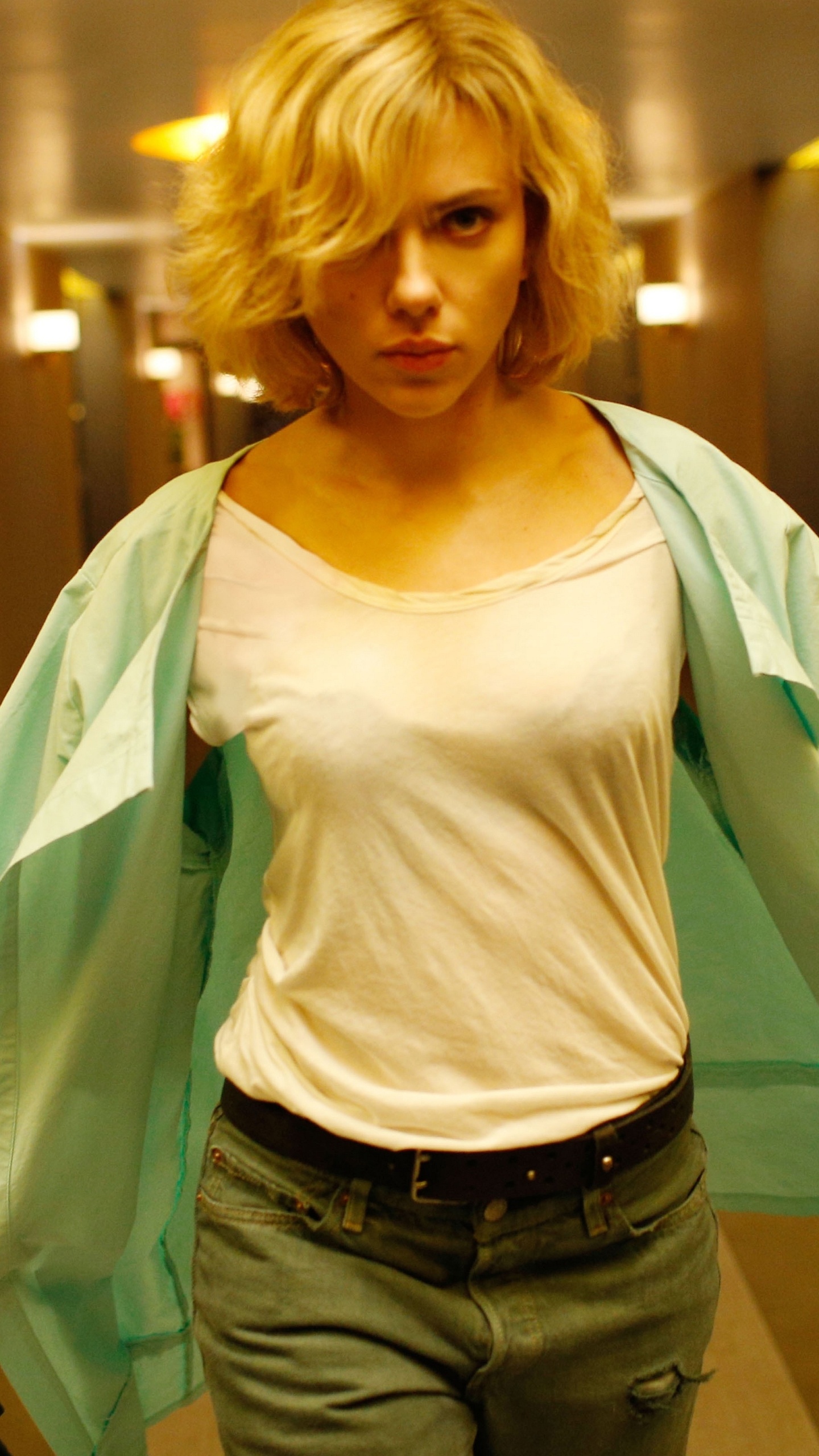 Lucy movie, Mysterious powers, Thought-provoking, Science fiction, 1440x2560 HD Phone