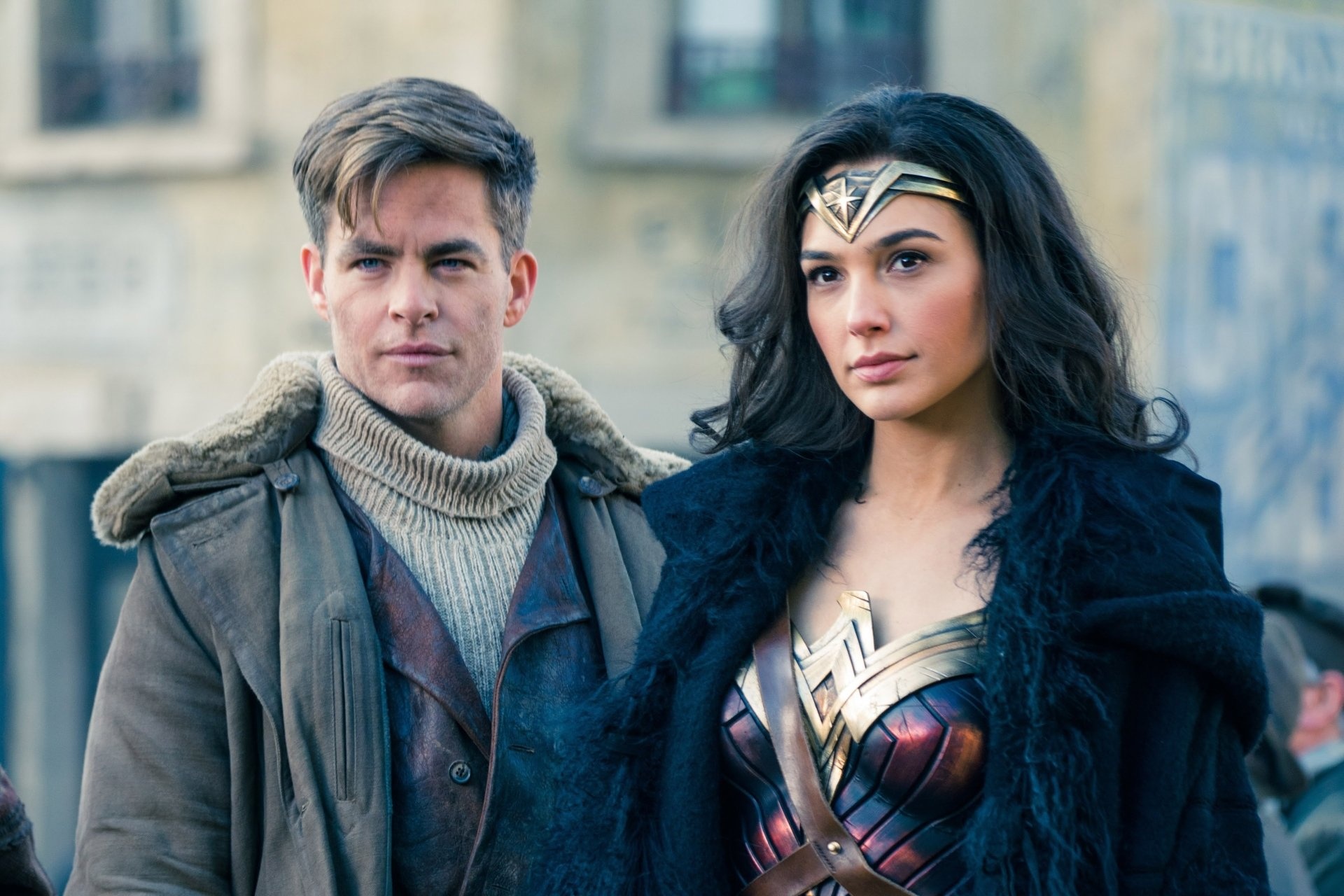 Wonder Woman, Gal Gadot, Chris Pine, Couple wallpaper, 1920x1280 HD Desktop