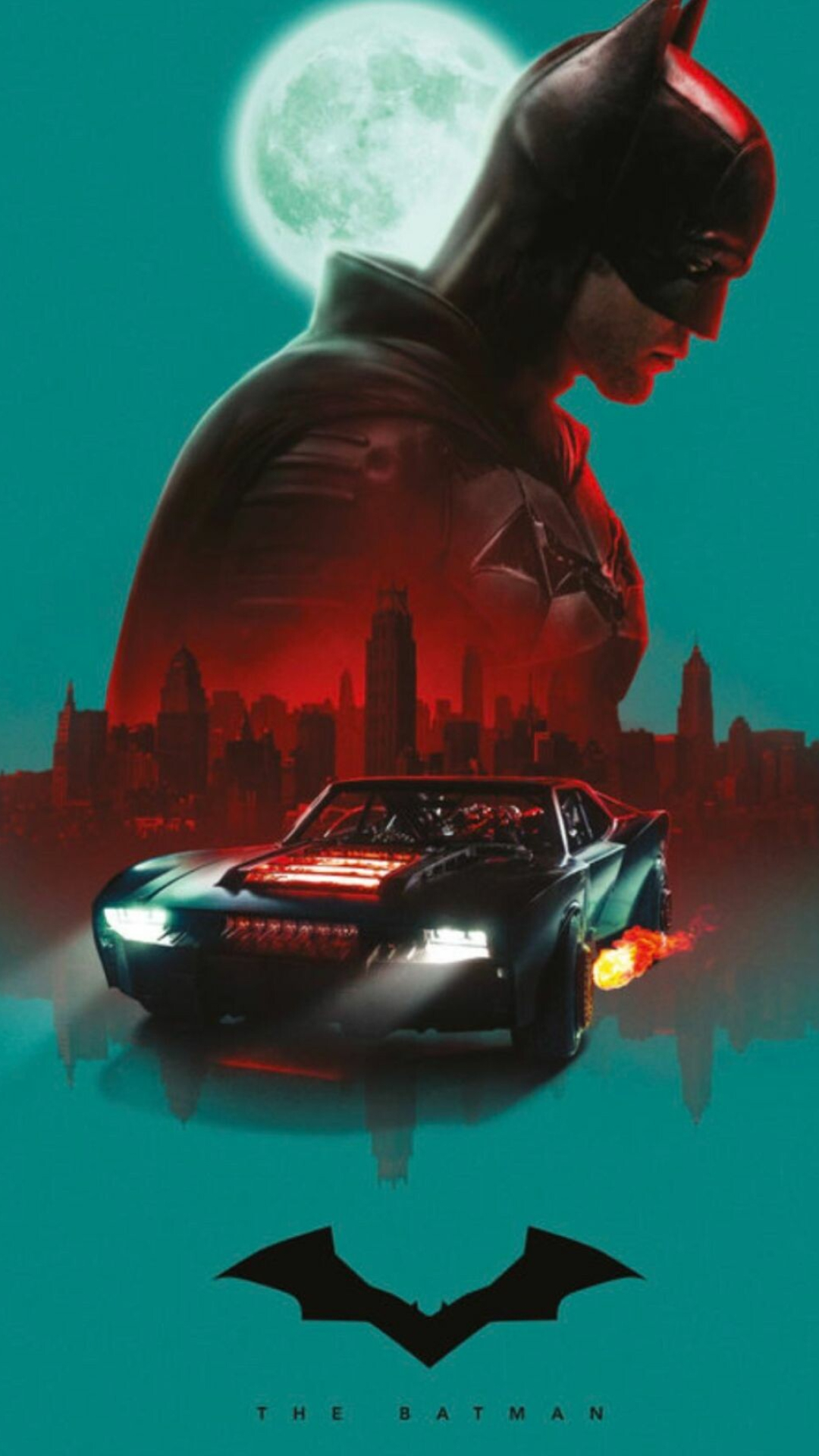 Batmobile, The Batman Wallpaper, 1080x1920 Full HD Phone