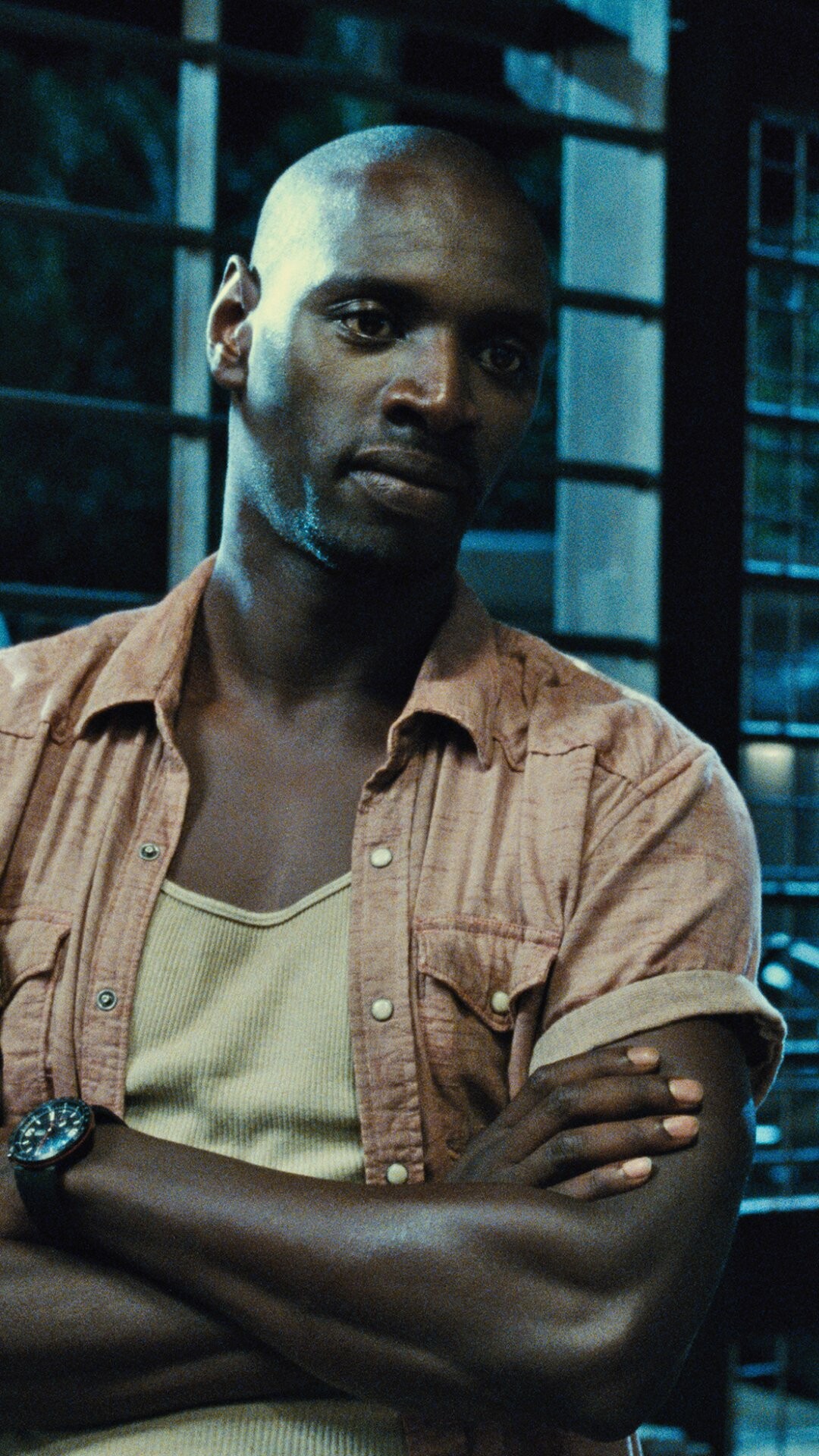 Omar Sy, Movie star, Jurassic World, Action-packed film, 1080x1920 Full HD Phone