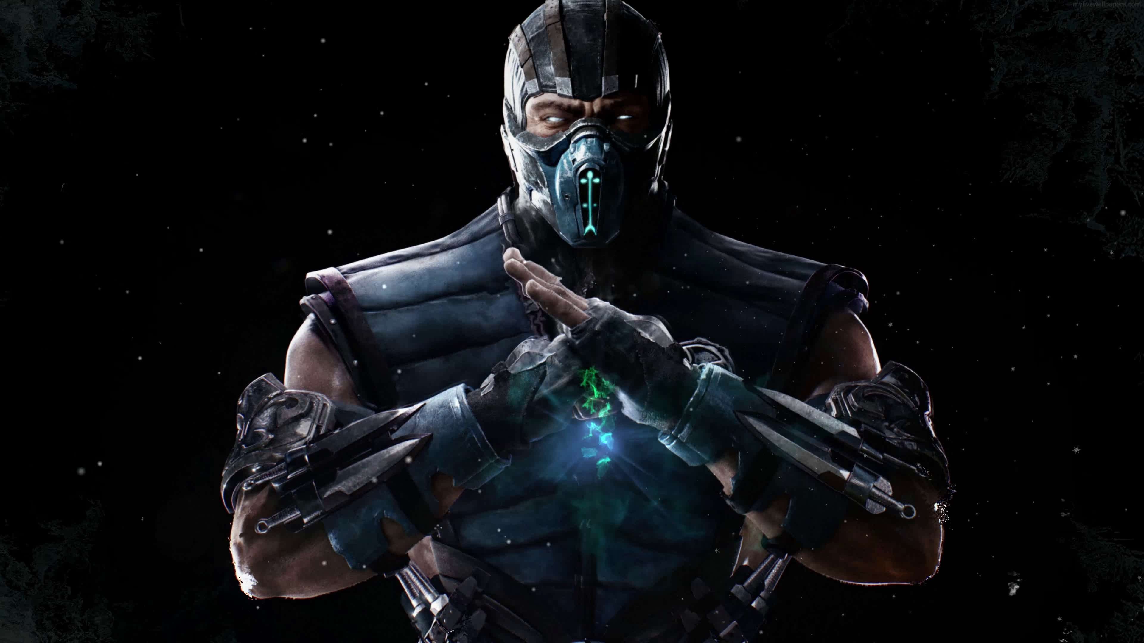 Mortal Kombat Grandmaster Sub-Zero, 4k game live wallpaper, 3840x2160 4K Desktop