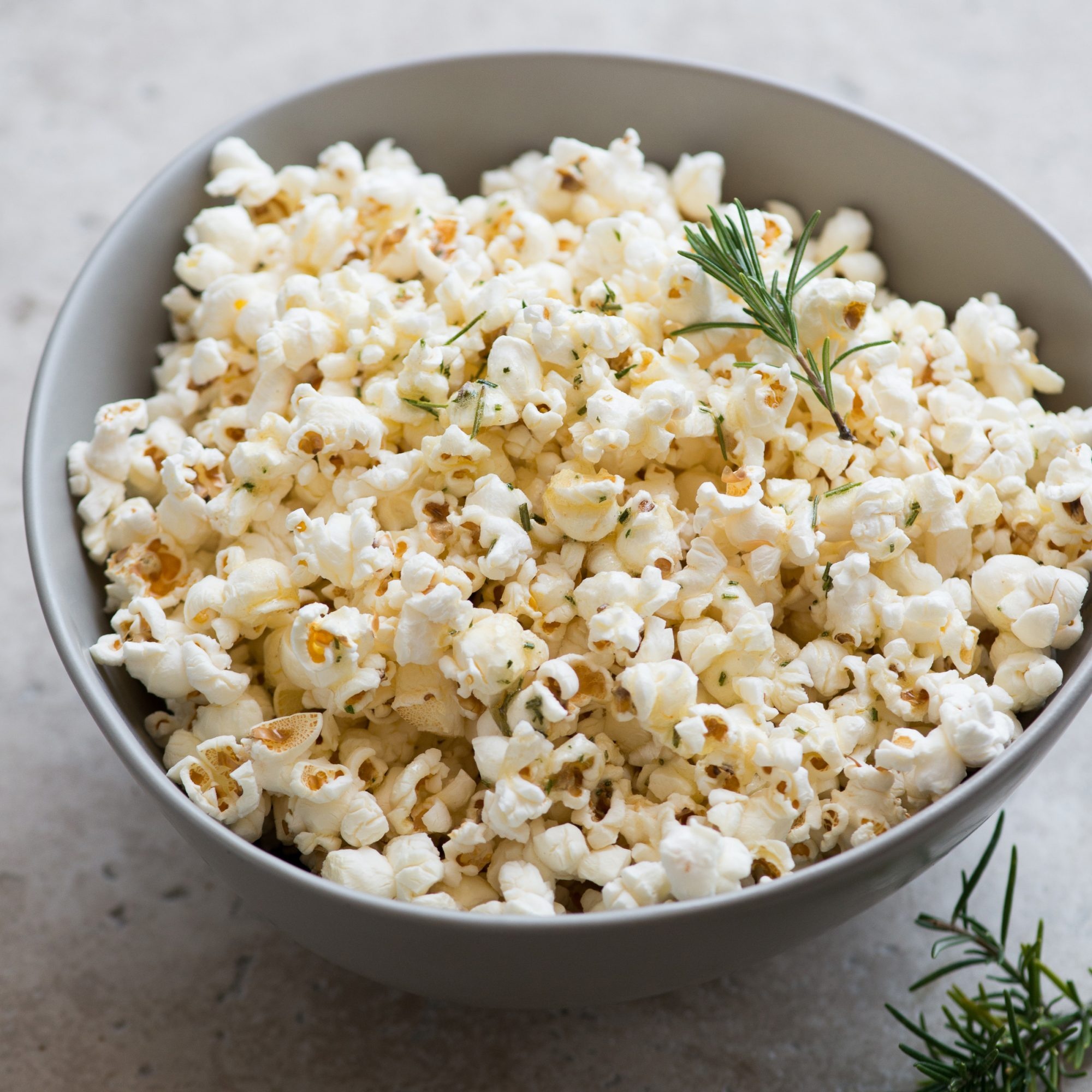 Rosemary and sea salt, Popcorn Wallpaper, 2000x2000 HD Phone