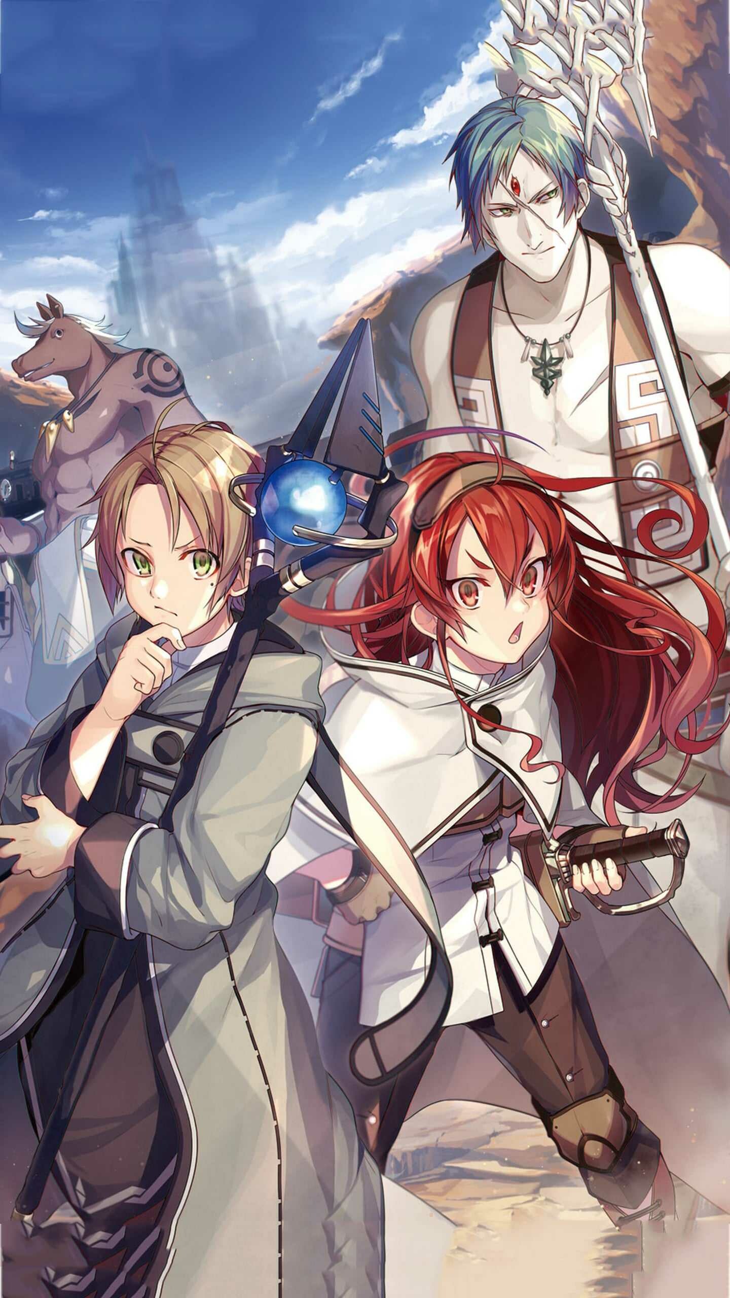 Mushoku Tensei: Jobless Reincarnation, Stunning wallpaper, 1440x2560 HD Phone