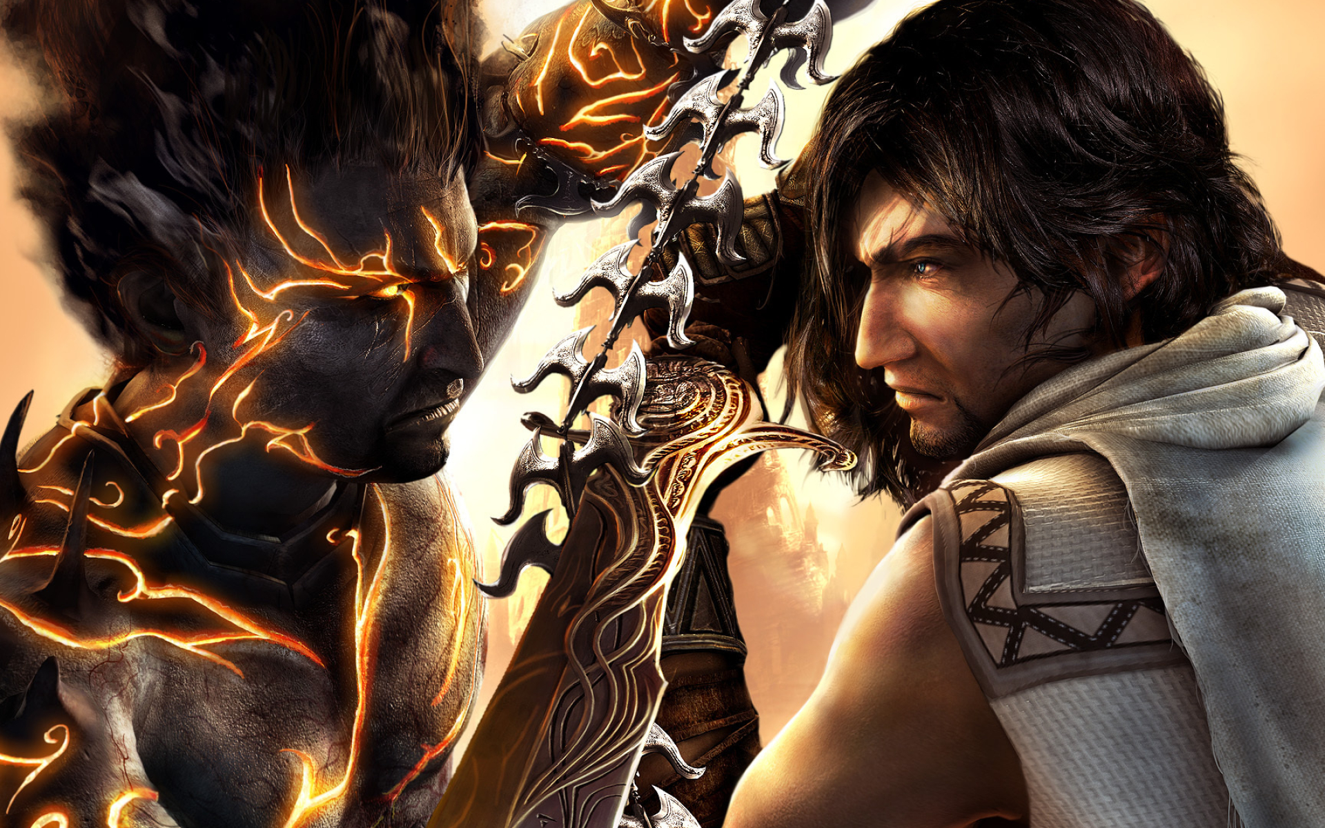 The Prince, Corrupted Malik, Prince of Persia: The Forgotten Sands, Engraved ceremonial sword, HD Desktop wallpaper