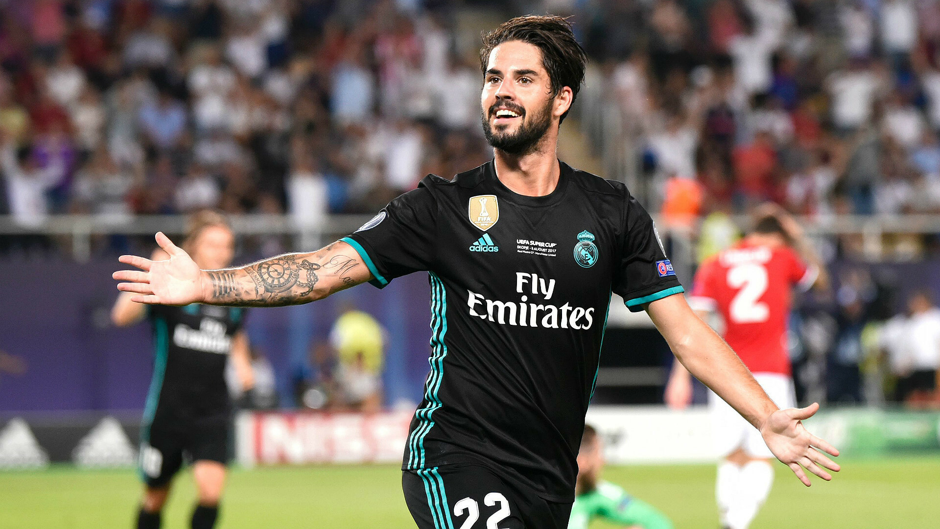 UEFA Super Cup 2017, Isco Wallpaper, 1920x1080 Full HD Desktop